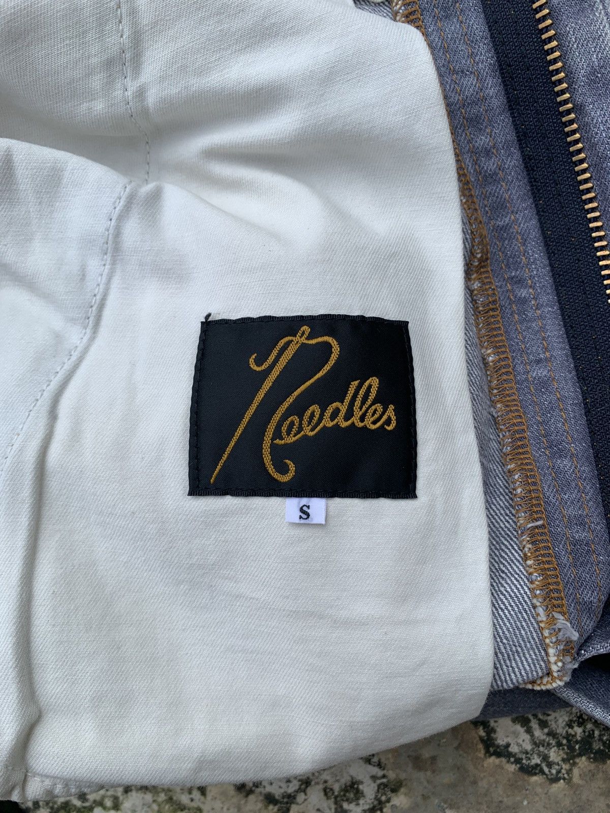 Needles Needles Grey Jeans Size US 31 - 8 Thumbnail