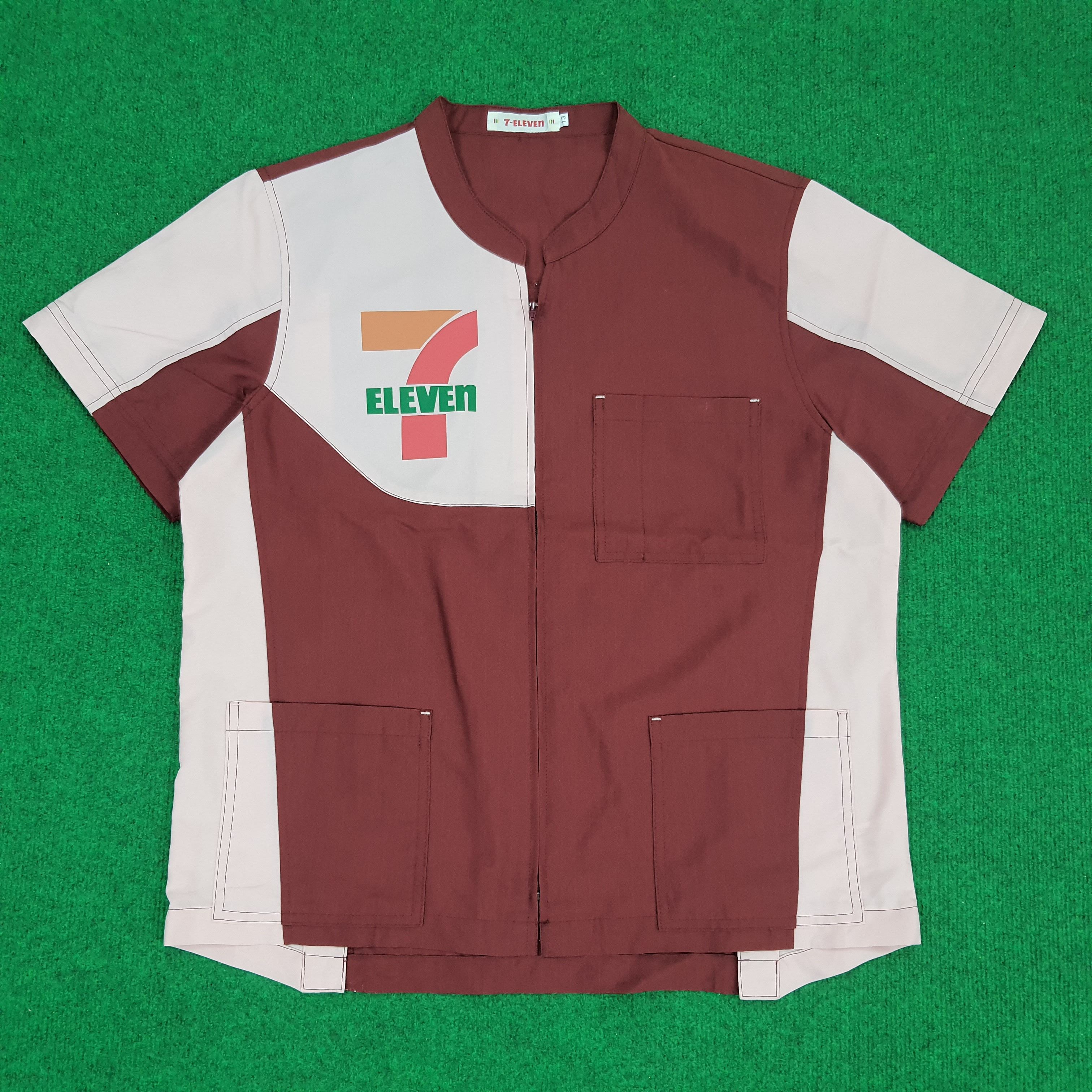 Japanese Brand × Vintage Vintage 7 Eleven Staff Uniform Jacket Size US M / EU 48-50 / 2 - 1 Thumbnail