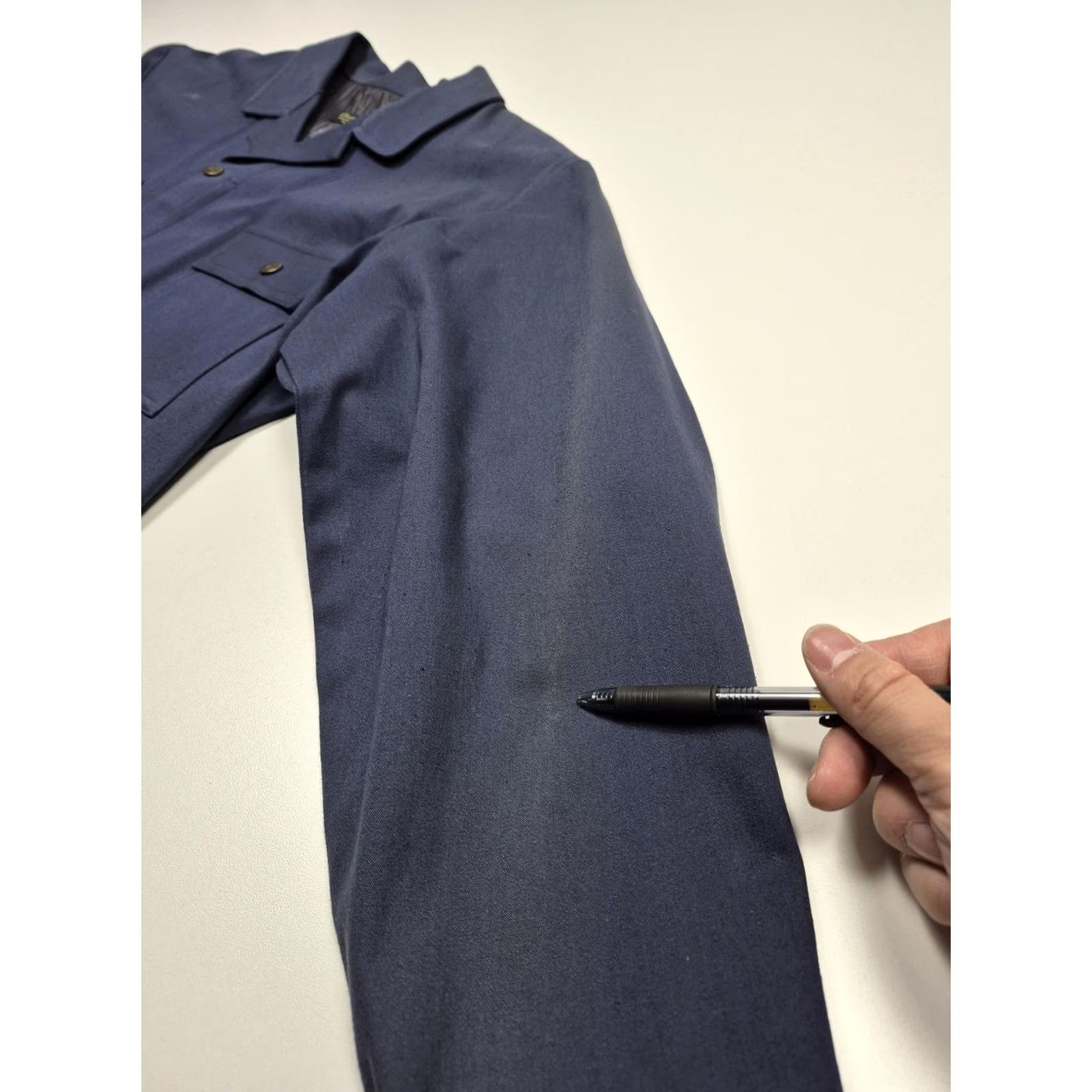 Jordache VTG Jordache Jacket Mens L Blue Canvas Field Military Lined Pockets Size US L / EU 52-54 / 3 - 5 Thumbnail