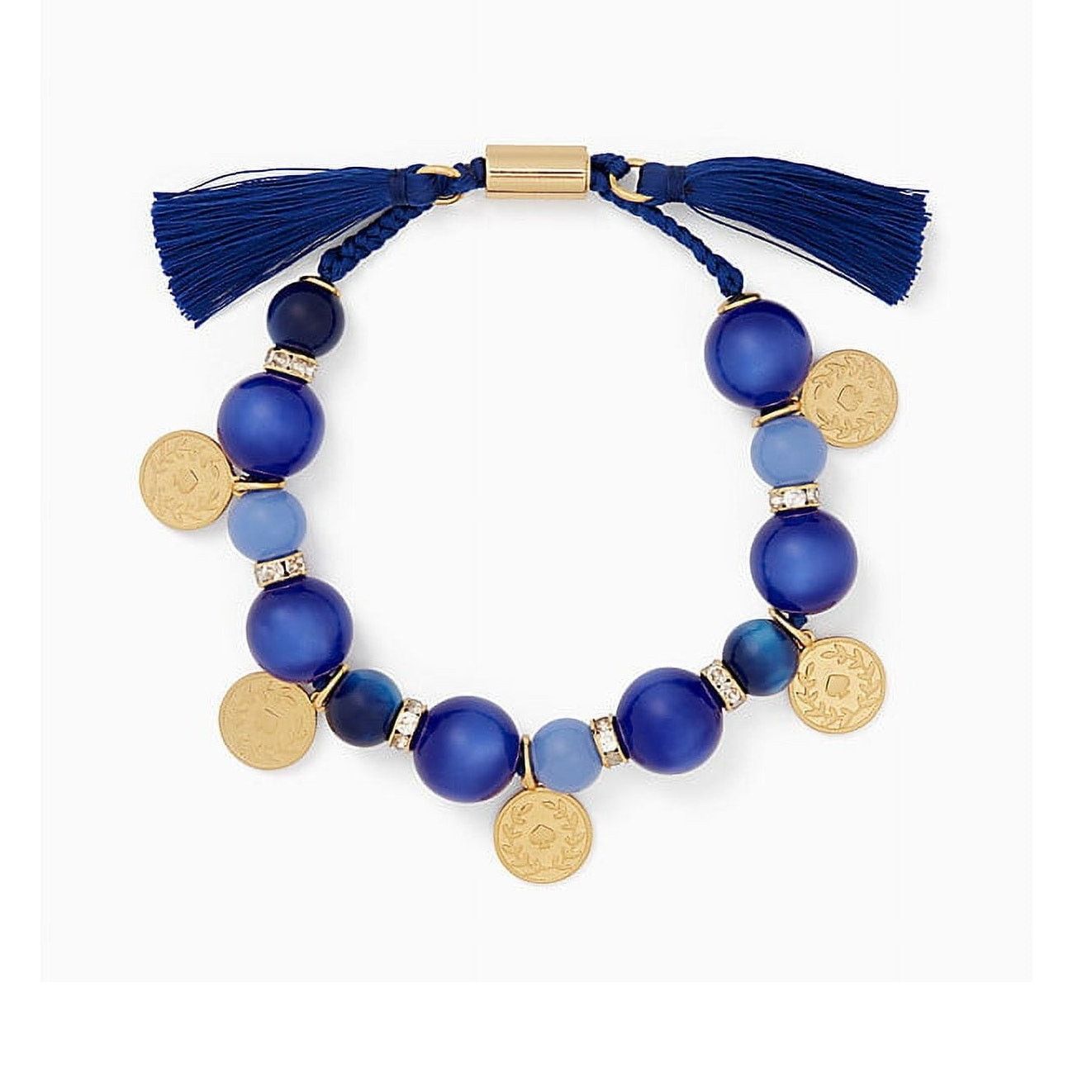 Kate Spade Kate Spade Pretty Poms Coin Charm Festival Tassel Bracelet Size ONE SIZE - 1 Thumbnail