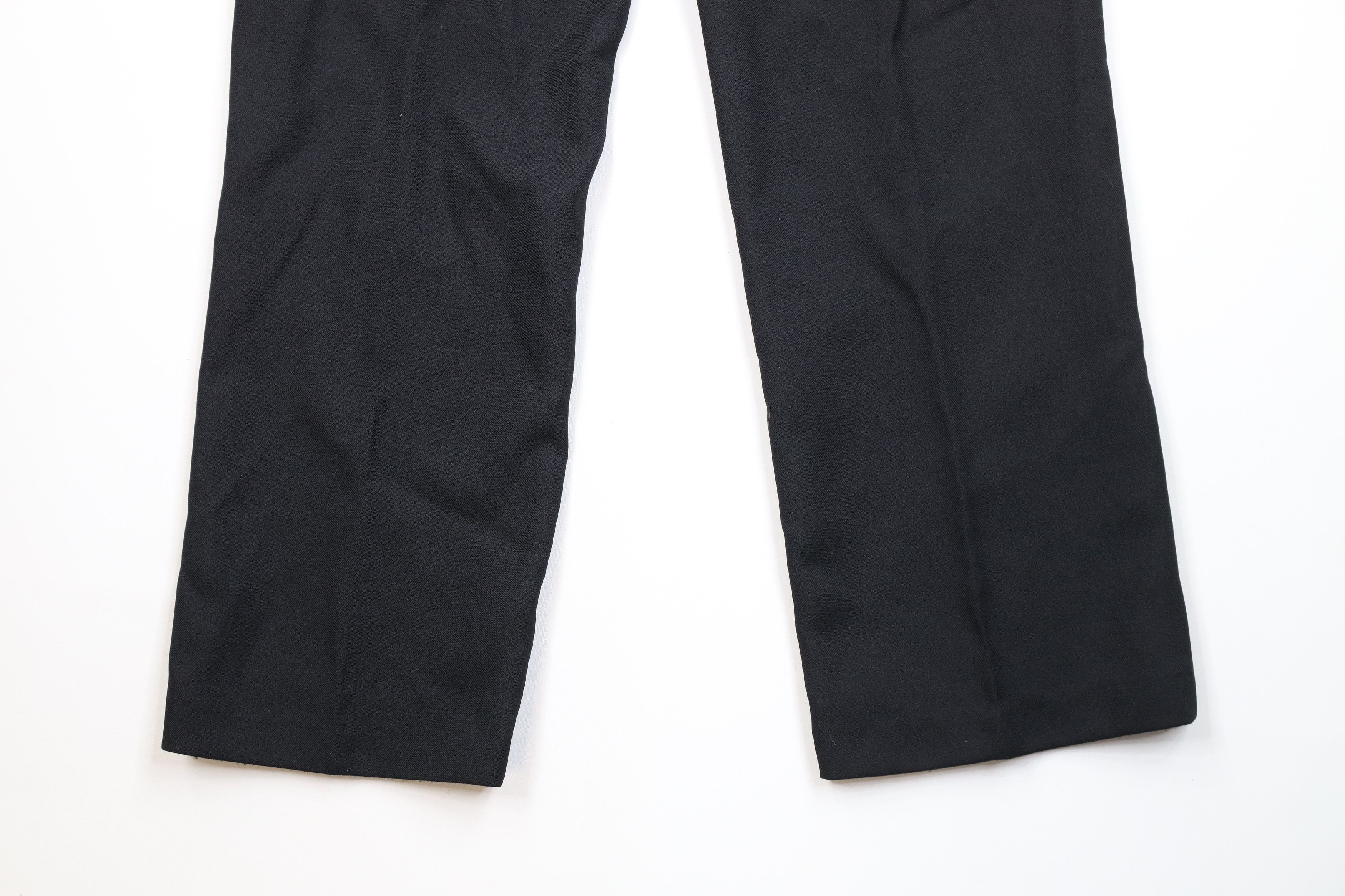 Vintage Vintage 70s Streetwear Knit Wide Leg Chino Pants Black USA Size US 40 / EU 56 - 12 Thumbnail