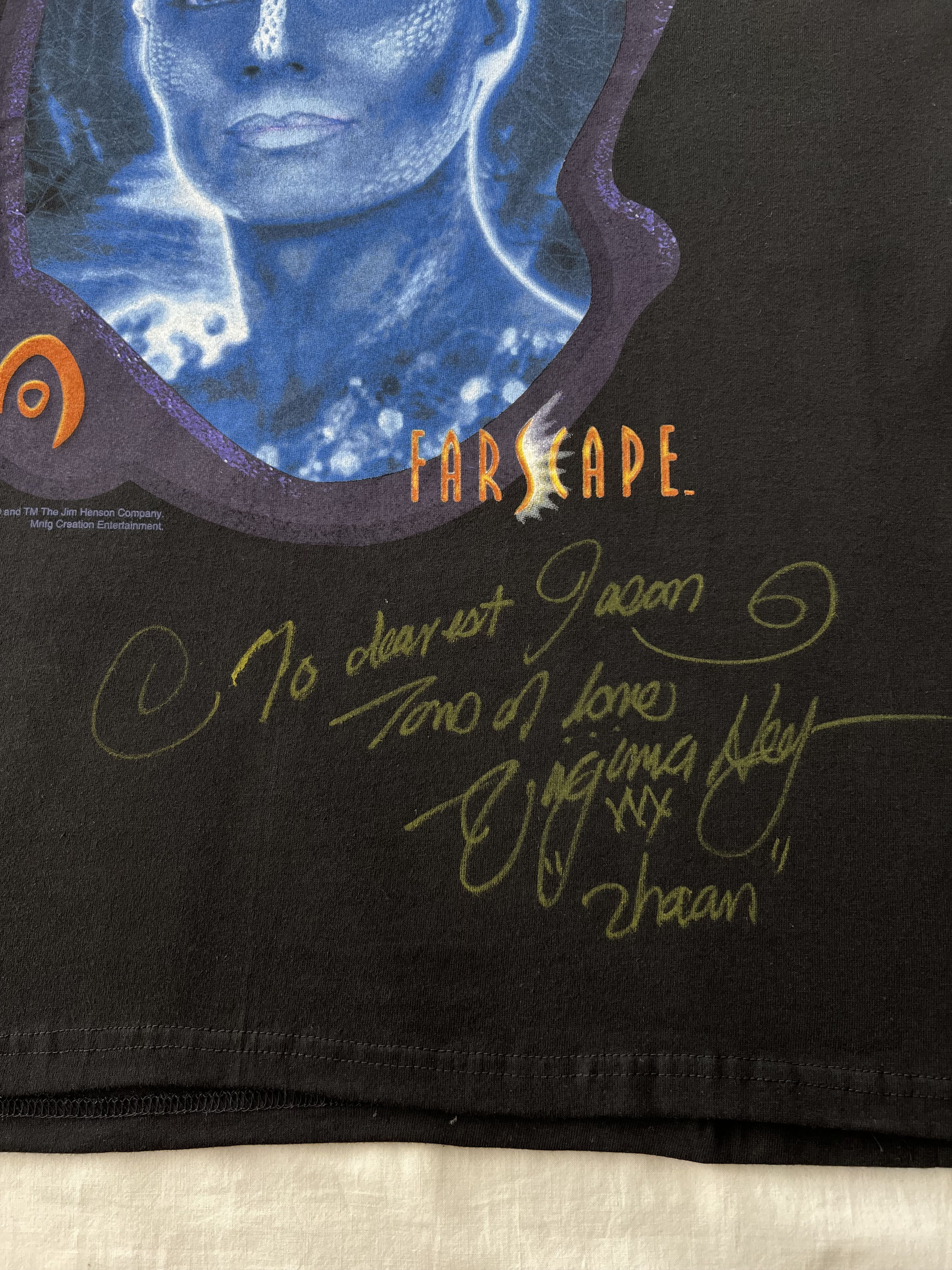 Vintage Vintage 90s Farscape Zhaan TV Series Signed by Virginia Hey Size US XL / EU 56 / 4 - 8 Thumbnail