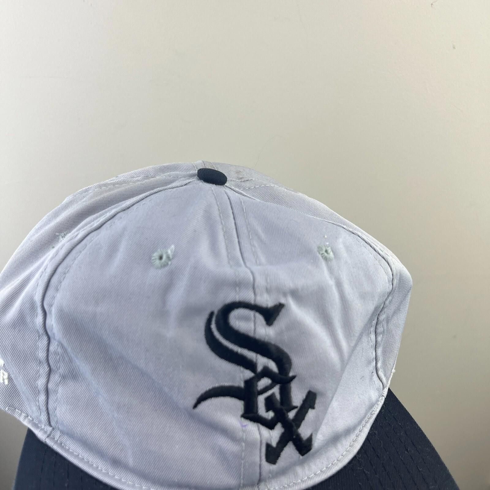 MLB Vintage 90s Chicago White Sox Snapback Hat Miller Lite Beer Size ONE SIZE - 2 Thumbnail