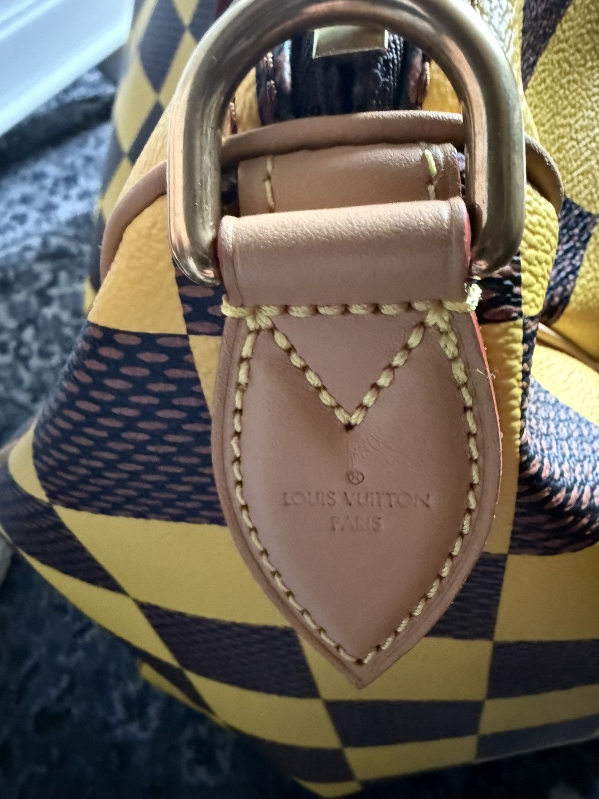 Louis Vuitton Louis Vuitton Pharrell Speedy 50 Bandoulière Damier Yellow Size ONE SIZE - 11 Thumbnail