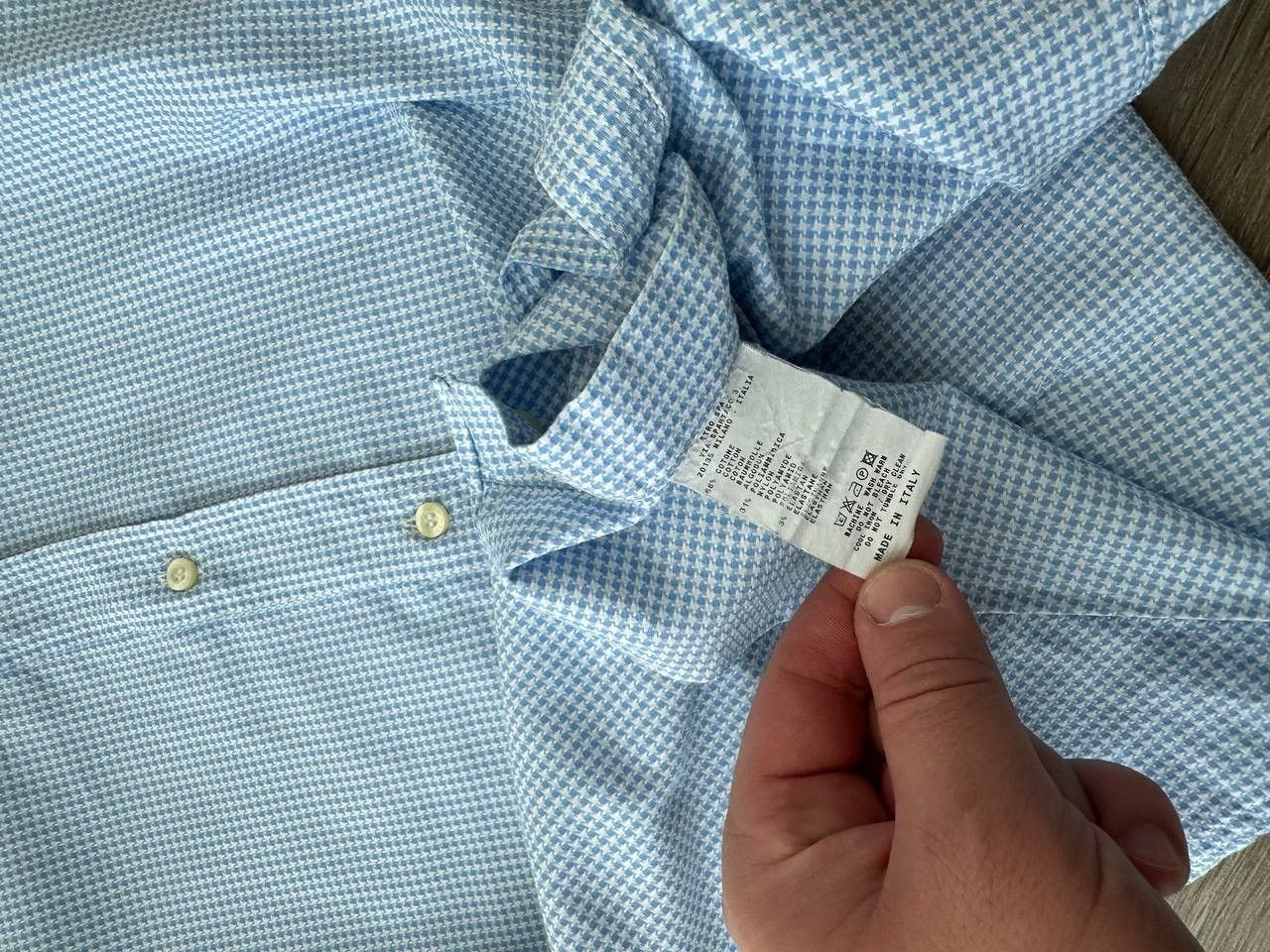 Etro × Vintage Vintage Etro Blue Mens Shirt Size US M / EU 48-50 / 2 - 6 Thumbnail