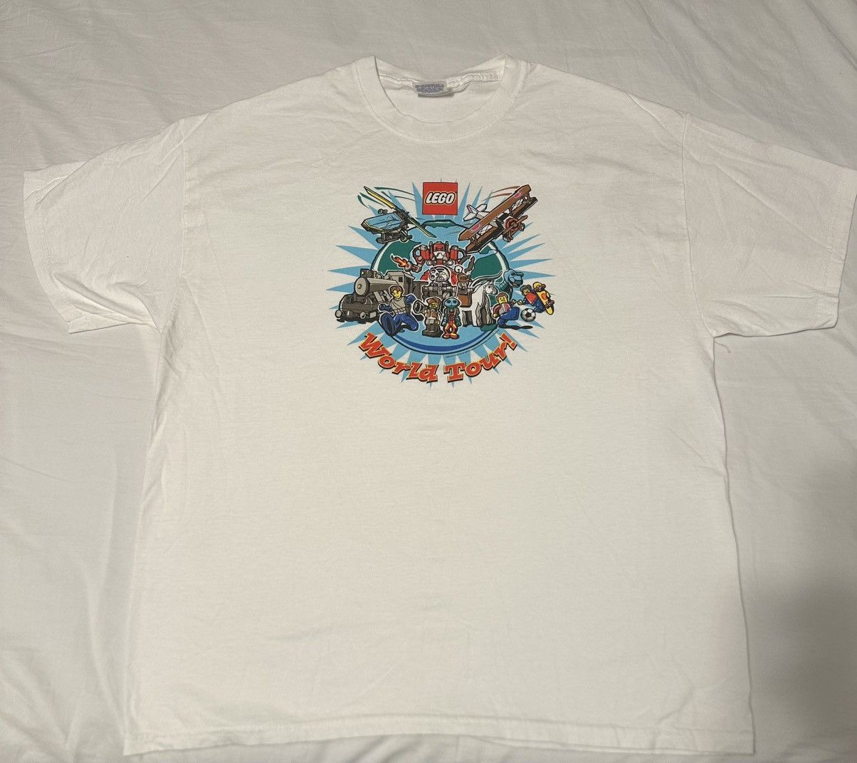 LEGO × Vintage Vintage Lego world tour graphic t shirt Size US XL / EU 56 / 4 - 1 Thumbnail