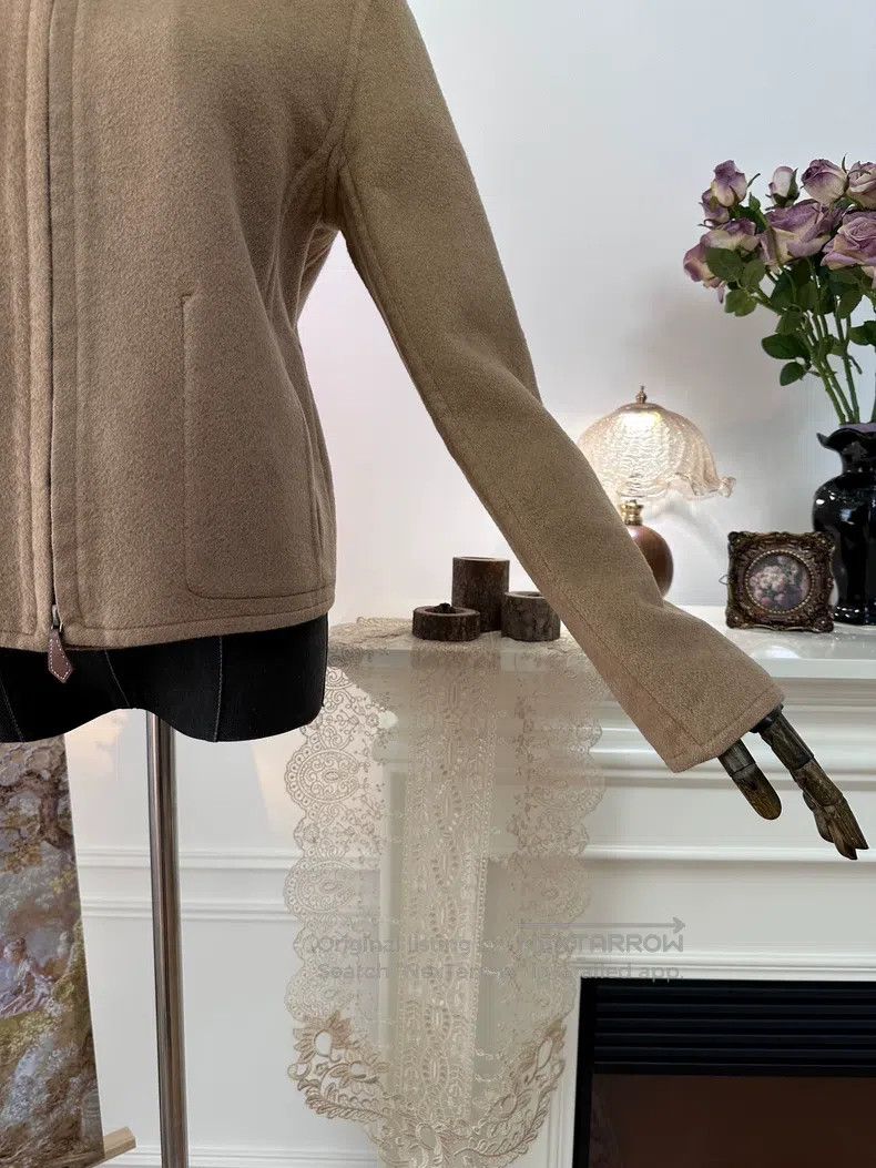 Hermes Hermes Margiela Era Double-Faced Cashmere and Camel Hair B Size XS / US 0-2 / IT 36-38 - 3 Thumbnail