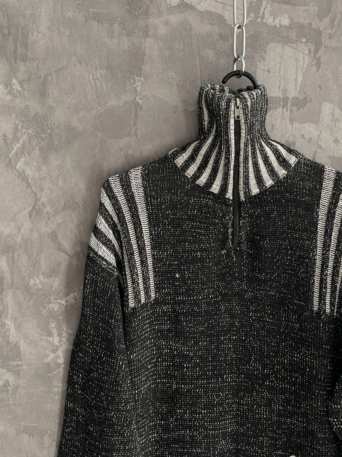 20471120 × Hysteric Glamour × Japanese Brand ARCHIVE HEAVY KNIT FISHERMAN RIBBED SWEATER JAPANESE STYLE Size US L / EU 52-54 / 3 - 3 Thumbnail