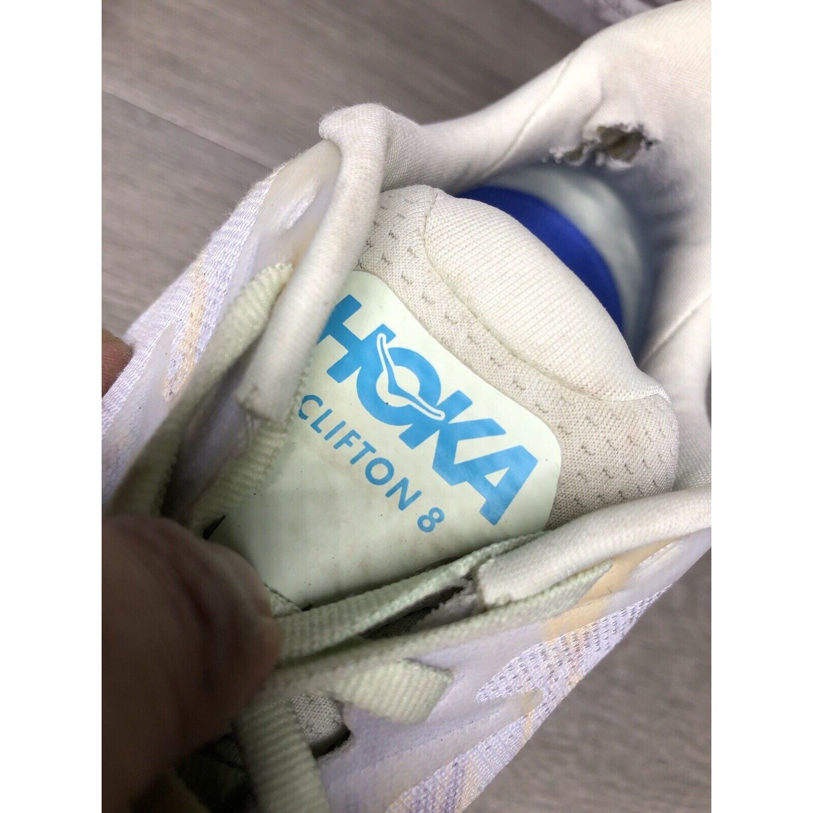 Hoka Hoka One One Clifton 8 Together Multi Color Fabric Lace Runn Size US 7.5 / EU 40-41 - 20 Thumbnail