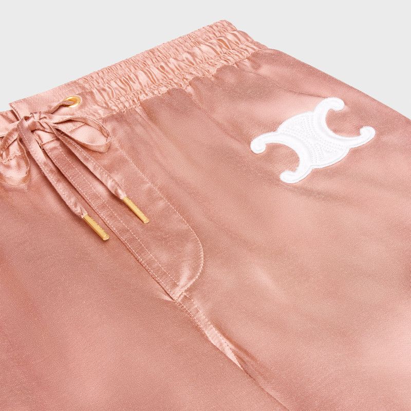 Celine o1bcso1str0126 2P870164I Triomphe Athletic Pant in Pink Size 27" / US 4 / IT 40 - 3 Thumbnail