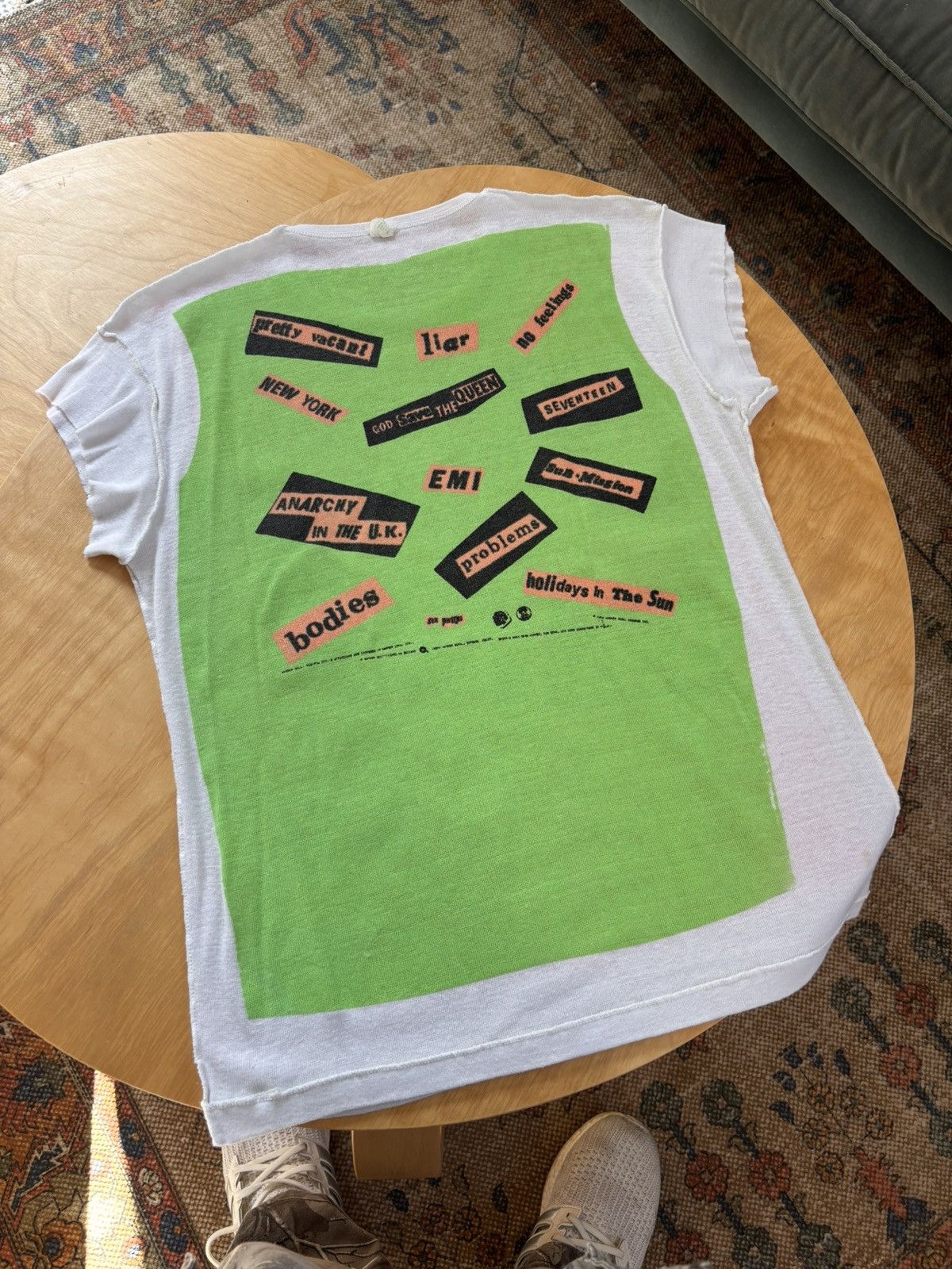 Vintage Vintage 70s Sex Pistols Nevermind The Bullocks Promo T Shirt Size US S / EU 44-46 / 1 - 2 Thumbnail