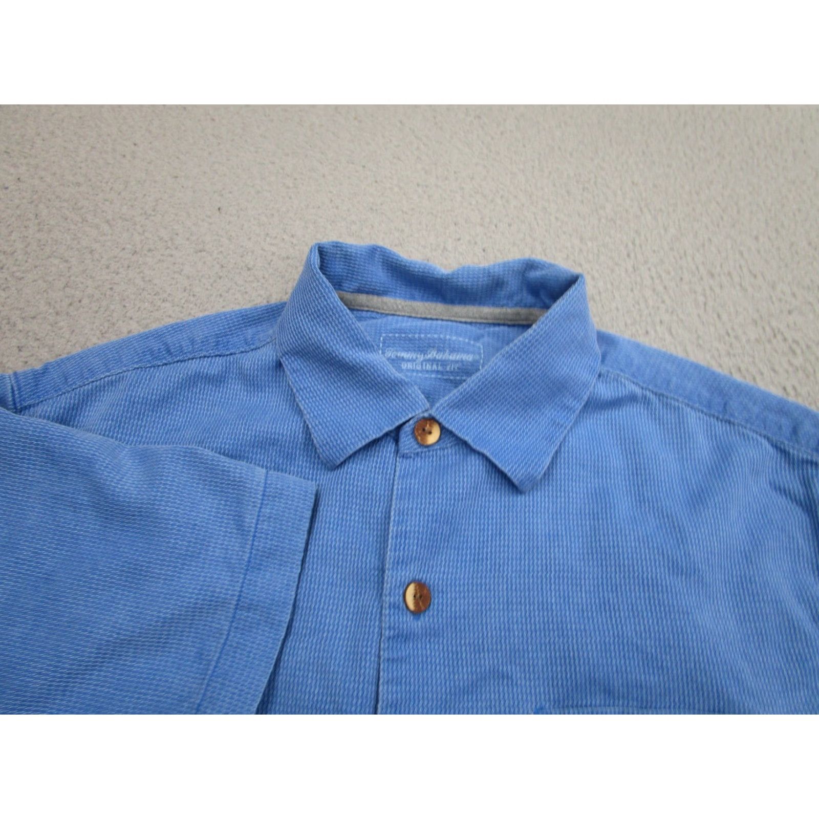 Tommy Bahama Tommy Bahama Shirt Mens M Blue Silk Camp Button Front Rockabilly Resort Casual Hawaiian Beach 90s Theme Mens Size US M / EU 48-50 / 2 - 3 Thumbnail