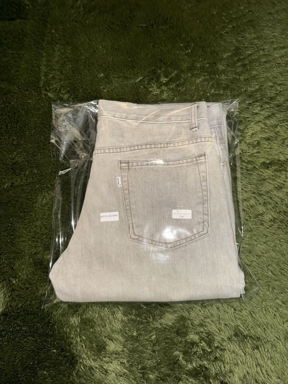 Beams Japan [L] BEAMS Japan Straight Fit Vintage Wash Denim Pants Grey Size US 32 / EU 48 - 12 Thumbnail