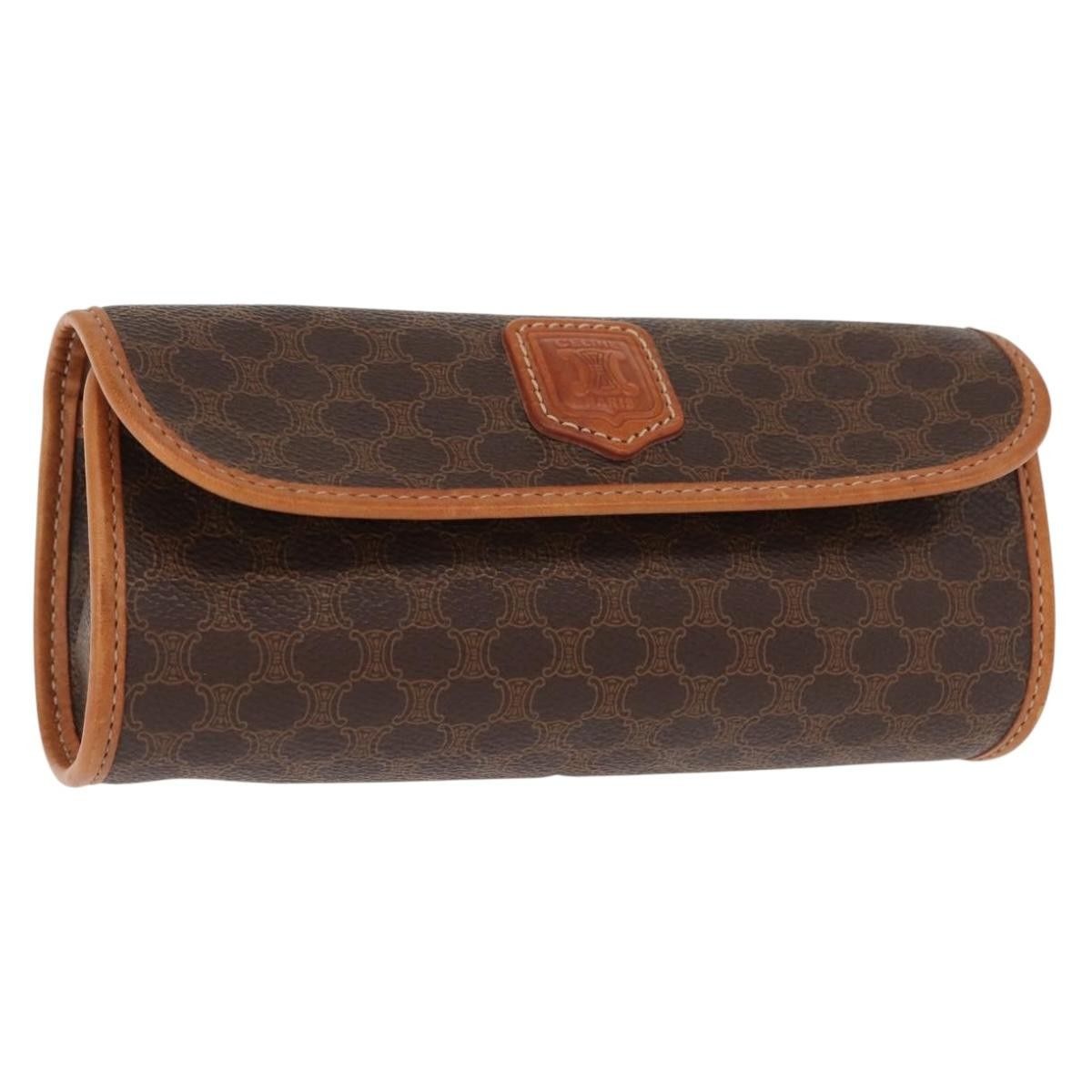 Celine Celine Macadam Pochette Canvas and Leather Size ONE SIZE - 1 Thumbnail