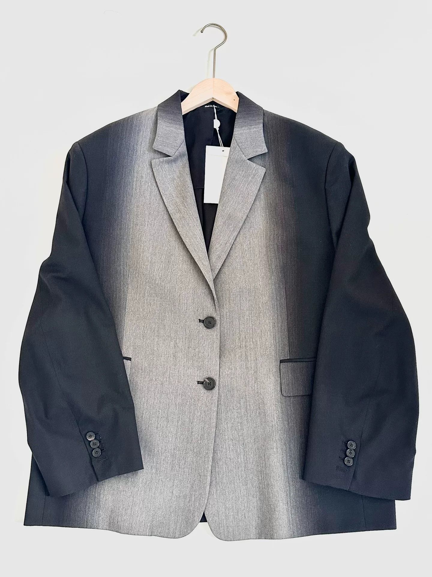 Maison Margiela Maison Margiela Gradient Black Grey Blazer Size XS / US 0-2 / IT 36-38 - 1 Thumbnail