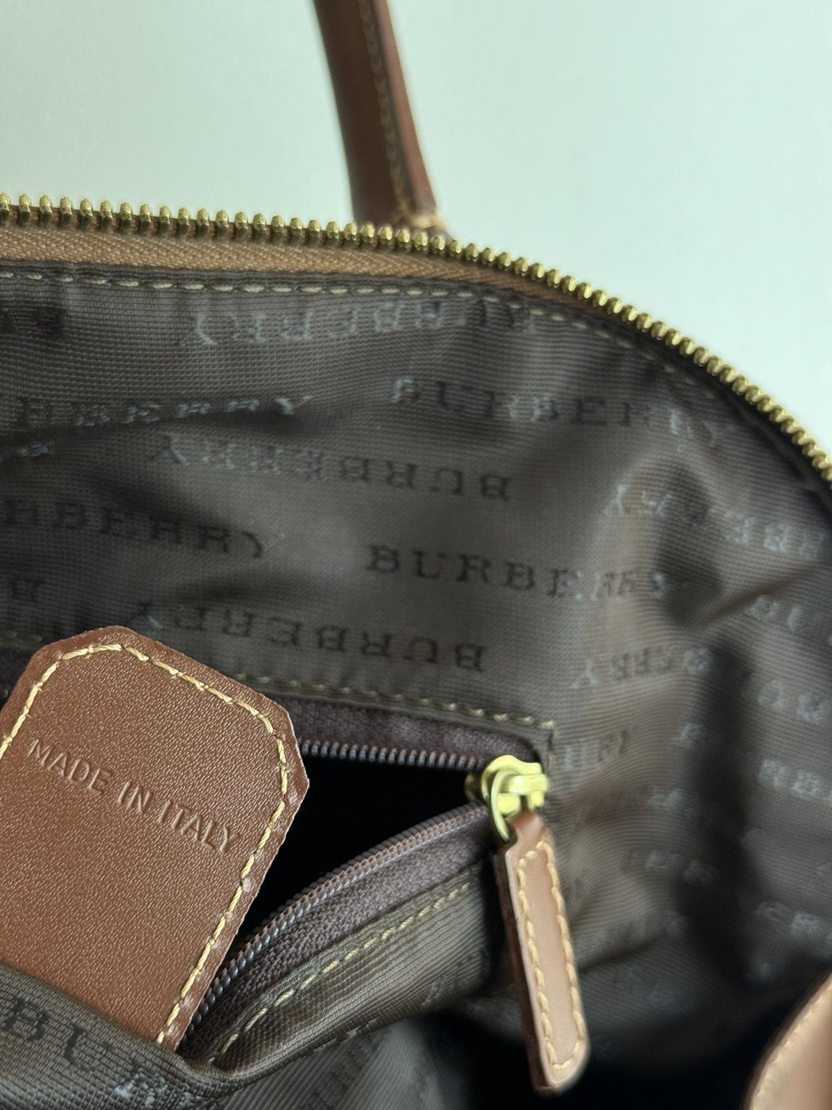 Burberry Leather shoulder bag Burberry original luxury casual item Size ONE SIZE - 7 Thumbnail