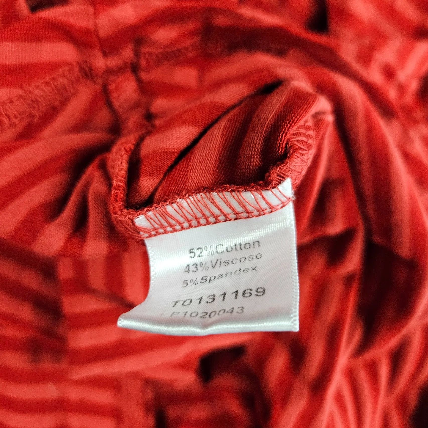 Vintage Heartstring Womens Swing Tunic Sz Medium Red Stripe 3/4 Sleeve Cotton Blend Blouse Size ONE SIZE - 5 Thumbnail
