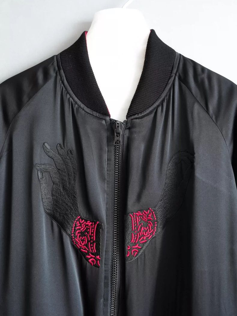 Yohji Yamamoto Yohji Yamamoto 17AW Sakakyu Limited Bergamot Silk Jacket 2 Size US L / EU 52-54 / 3 - 3 Thumbnail