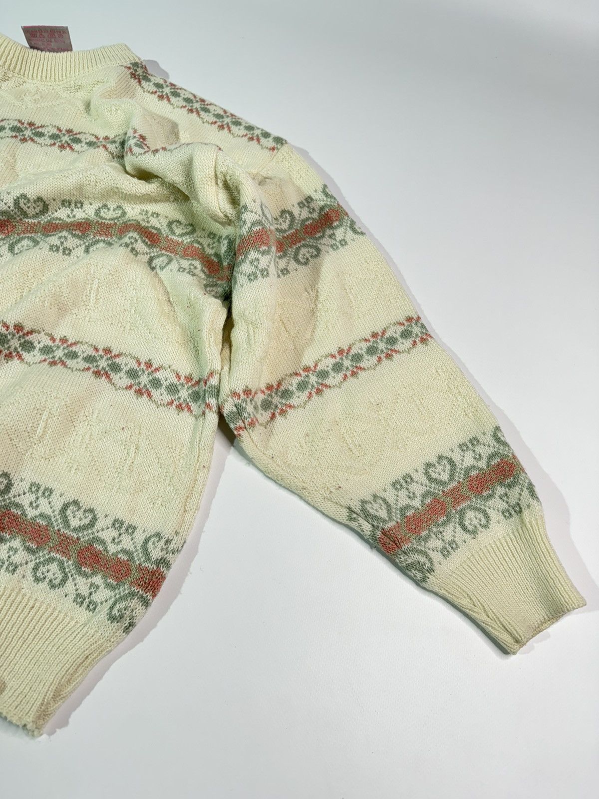 Japanese Brand × Vintage Vintage knit sweater y2k coquette 90 00s avant garde pattern Size M / US 6-8 / IT 42-44 - 5 Thumbnail