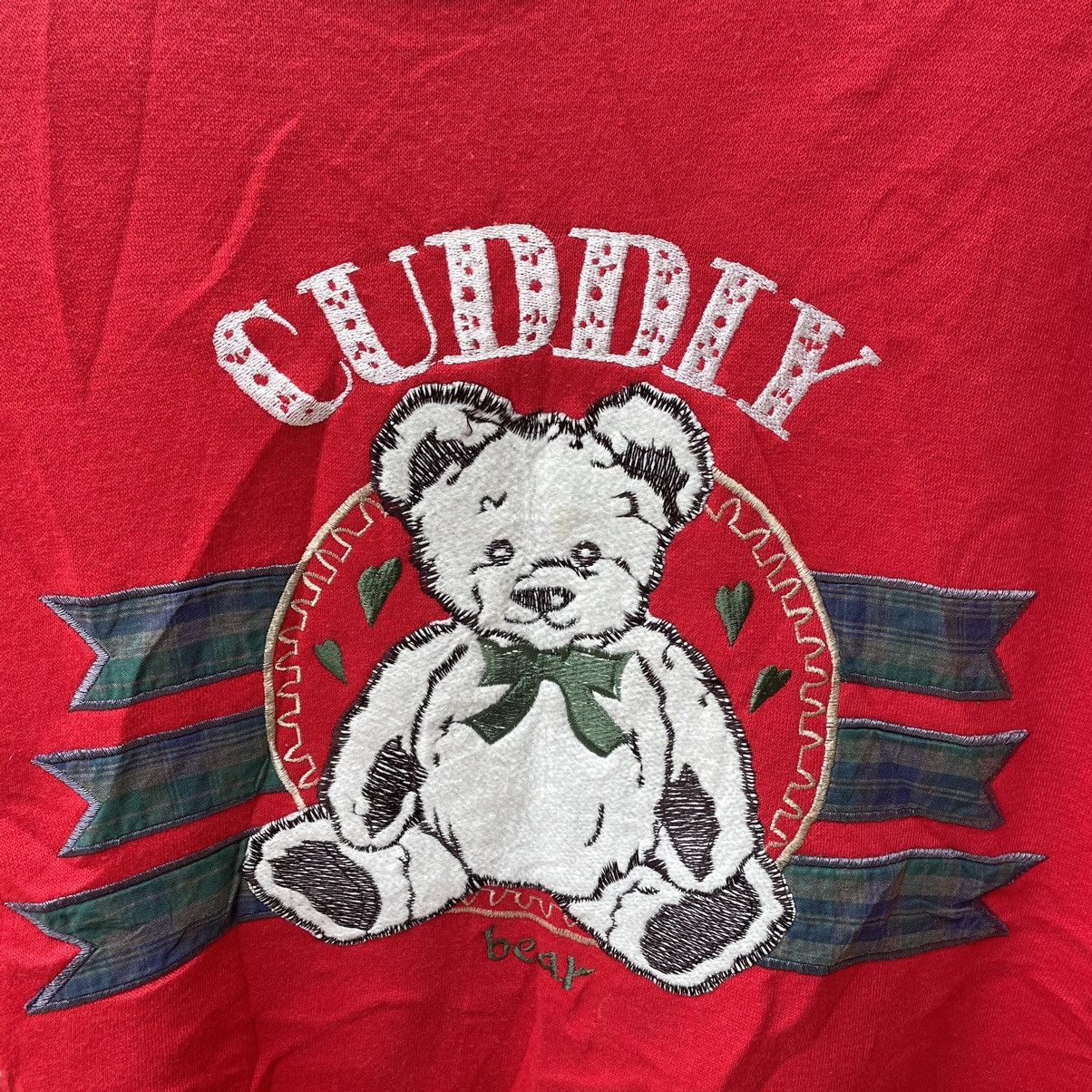 Cartoon Network × Vintage 🔥Vintage Cuddy Bear Embroidered Big Logo Sweatshirts Size US M / EU 48-50 / 2 - 3 Thumbnail