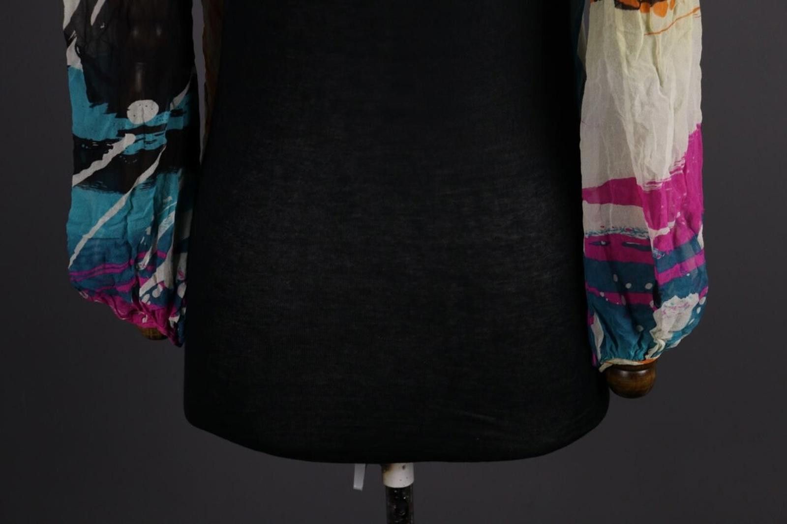 Custo Barcelona CUSTO BARCELONA Multicolor Abstract Silk Top Shirt Size 2 Size XS / US 0-2 / IT 36-38 - 8 Thumbnail