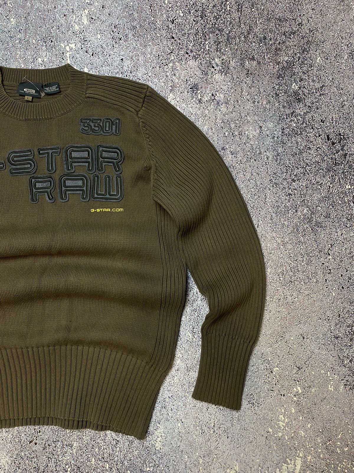 G-Star × Japanese Brand 💥AVANT GARDE G STAR RAW KNIT SWEATER Size US L / EU 52-54 / 3 - 2 Thumbnail
