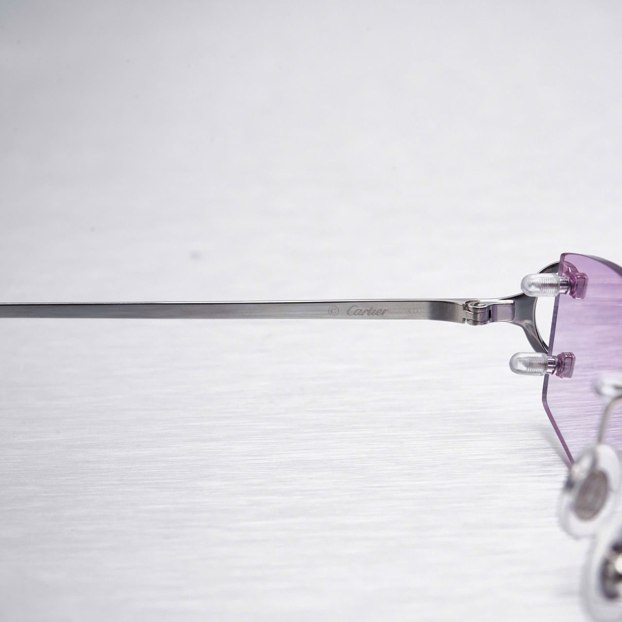 Cartier CARTIER CT0092O 002 TWILIGHT MAUVE SUNGLASSES Size ONE SIZE - 4 Thumbnail