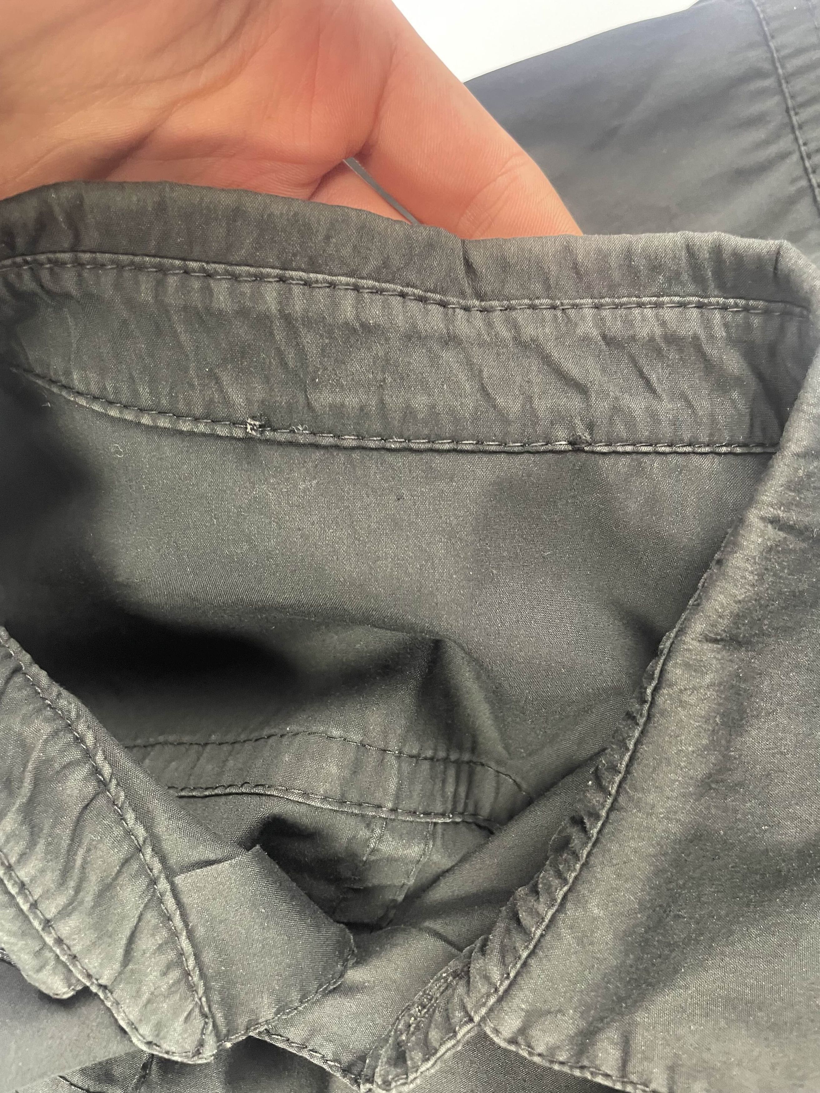 Prada black mans shirt elegant cotton