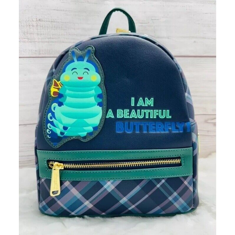 Disney Loungefly Disney Bugs Life Heimlich Figural Butterfly Caterp Size ONE SIZE - 1 Thumbnail
