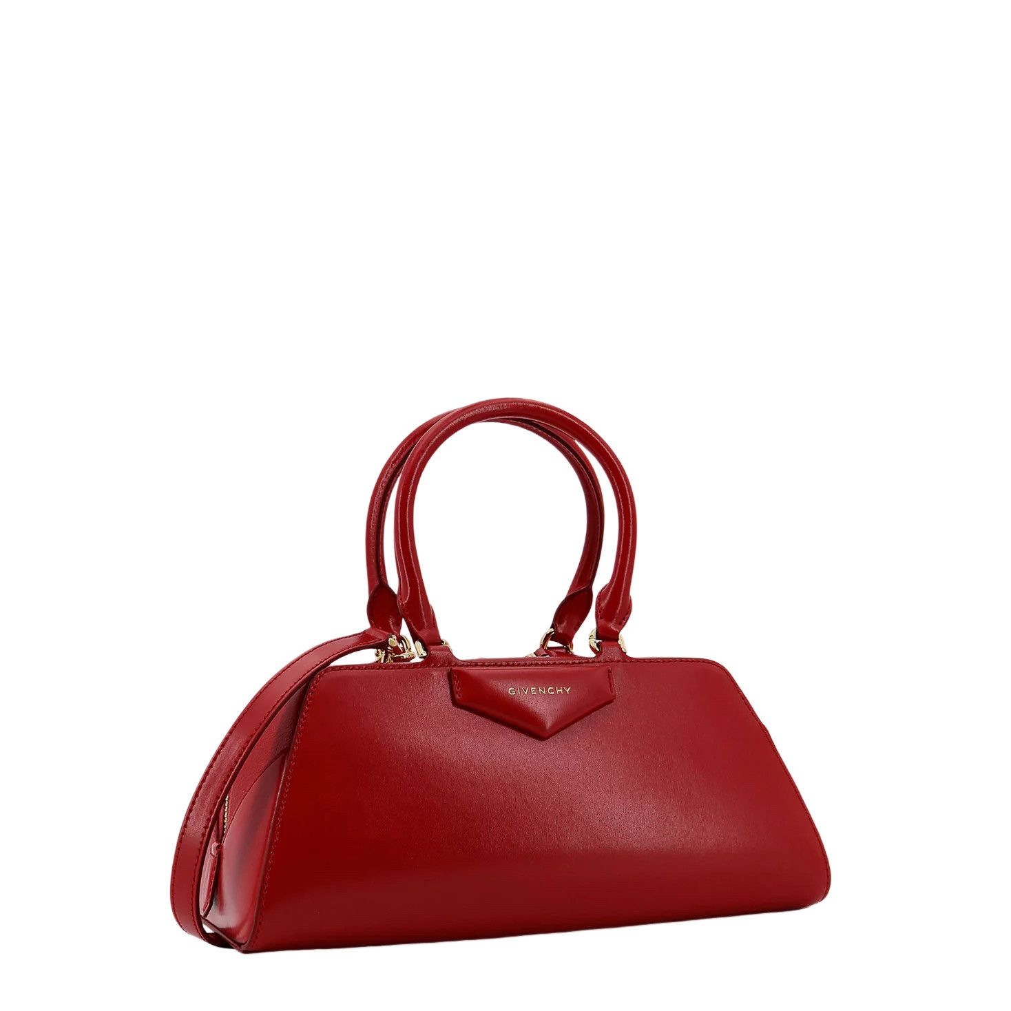 Givenchy GIVENCHY Antigona Small Red Leather Top Handle Bag New Size ONE SIZE - 3 Thumbnail