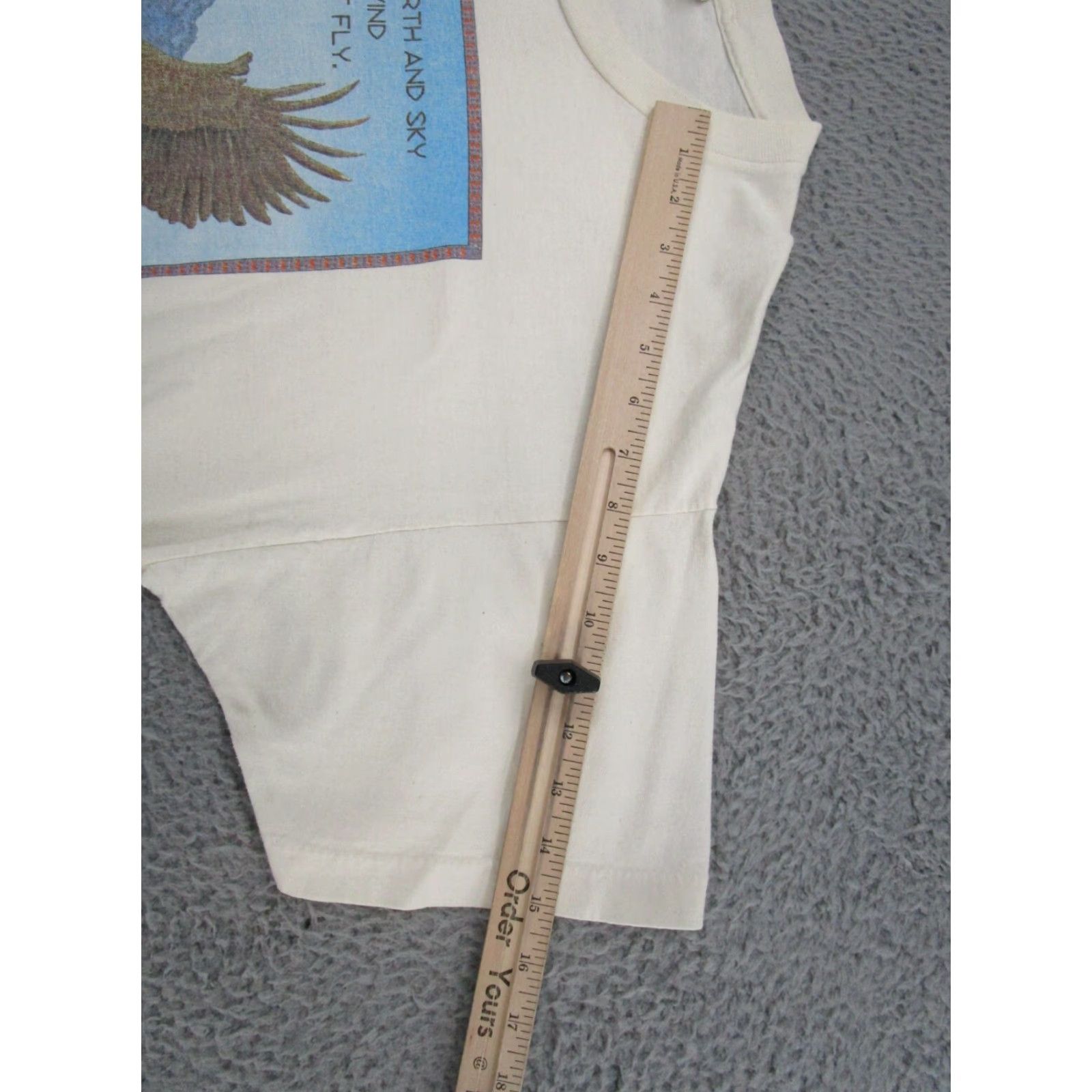 Cotton On Vintage 90's Earth Nature Bald Eagle Single Stitch T-Shirt Men's SZ XL USA Made Size US XL / EU 56 / 4 - 5 Thumbnail