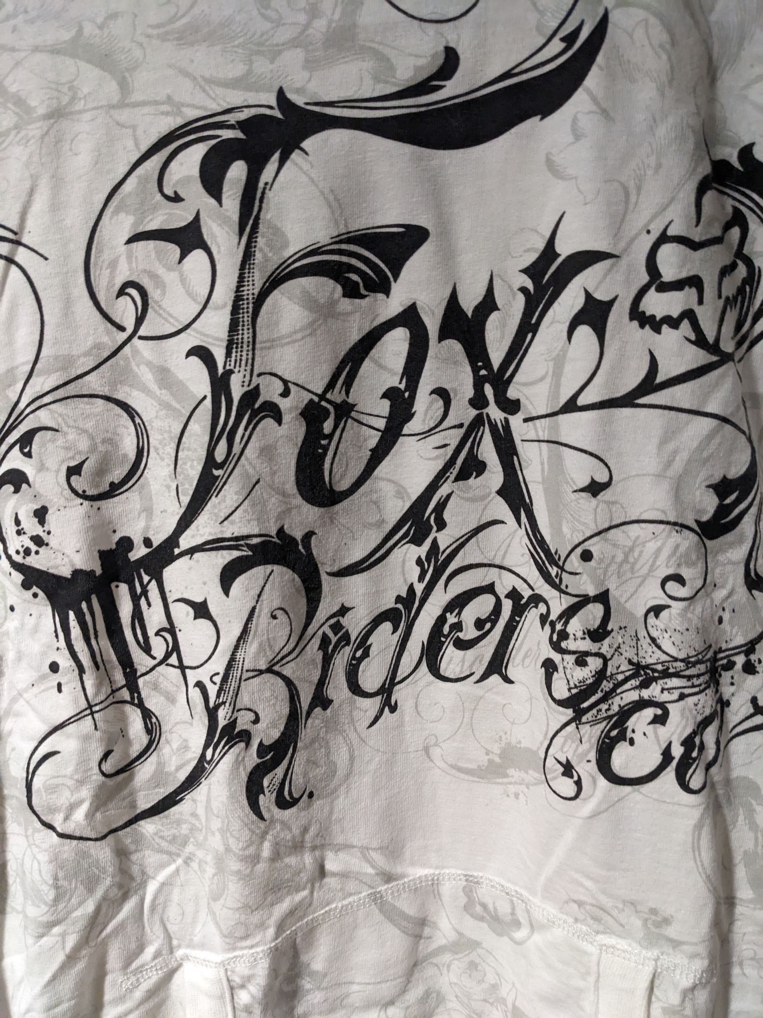 Affliction × Fox Racing × Vintage Vintage Y2K Fox Riders Affliction Light Weight Hoodie Size US M / EU 48-50 / 2 - 2 Thumbnail
