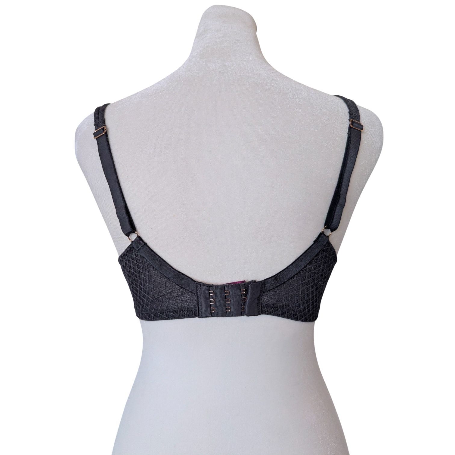 Other True and Co Purple Grey Made of Stars Unlined Wire Bra 36C Size ONE SIZE - 3 Thumbnail