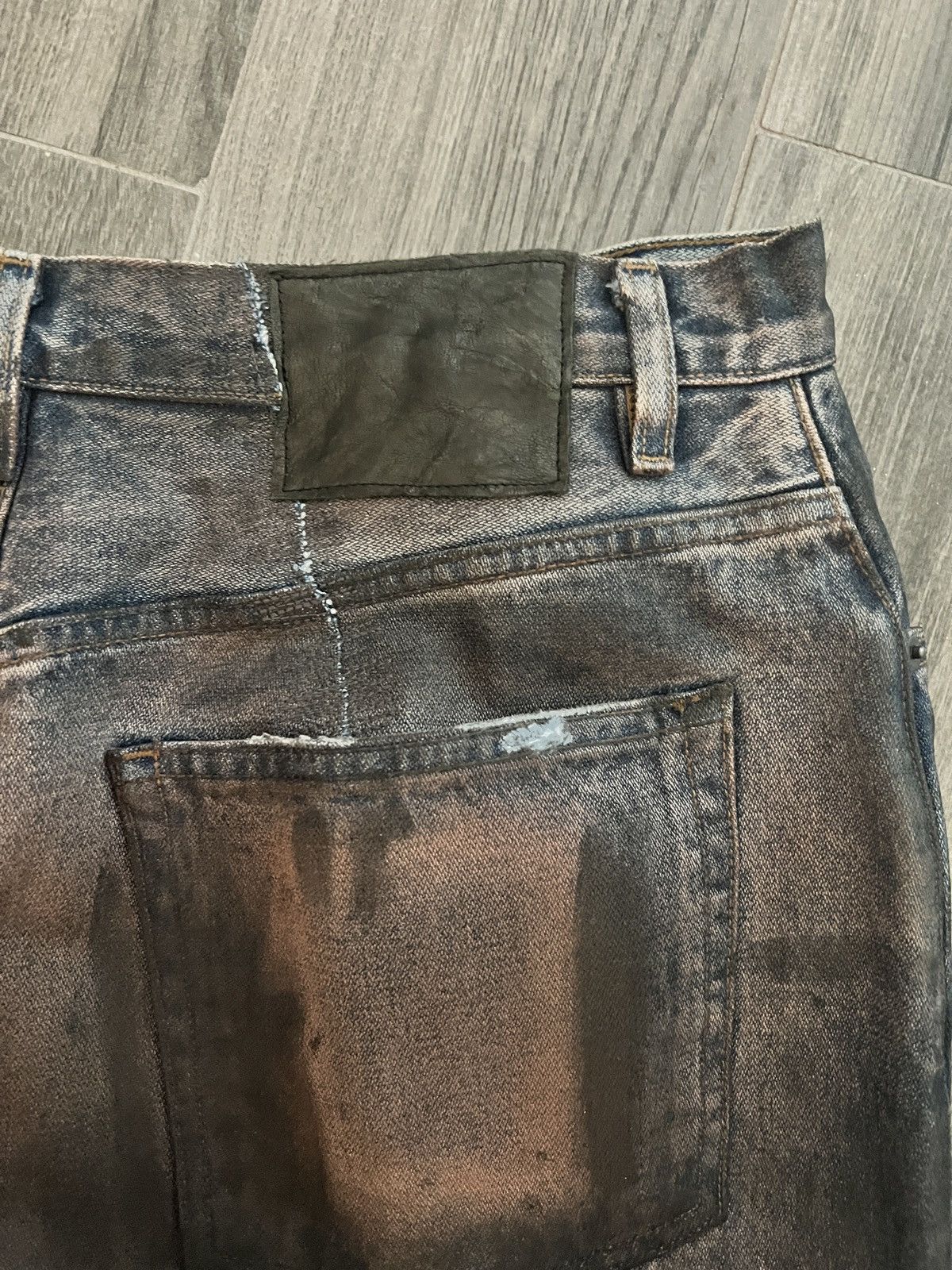 K-Two Studios Ktwo Studios Coated Indigo Denim Pant Size US 32 / EU 48 - 5 Thumbnail