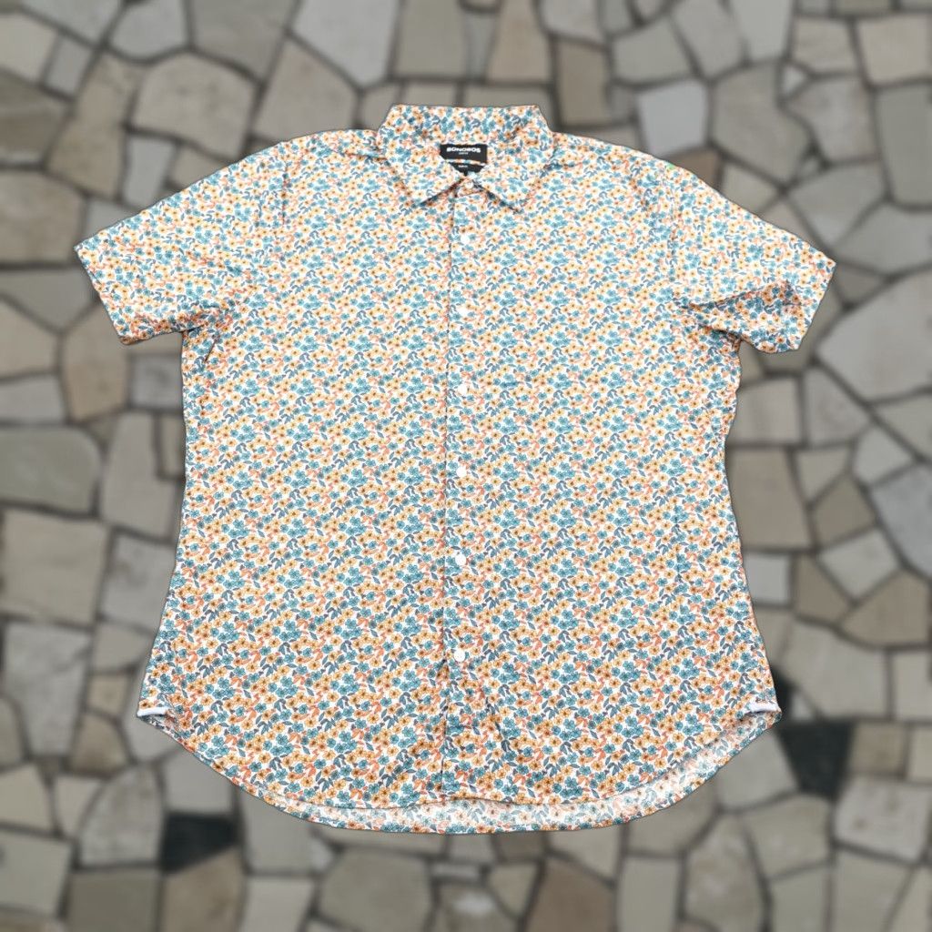 Bonobos Bonobos Shirt Men's XL Multicolor Floral Button-Up Lightweight Tropical Casual Size US XL / EU 56 / 4 - 1 Thumbnail