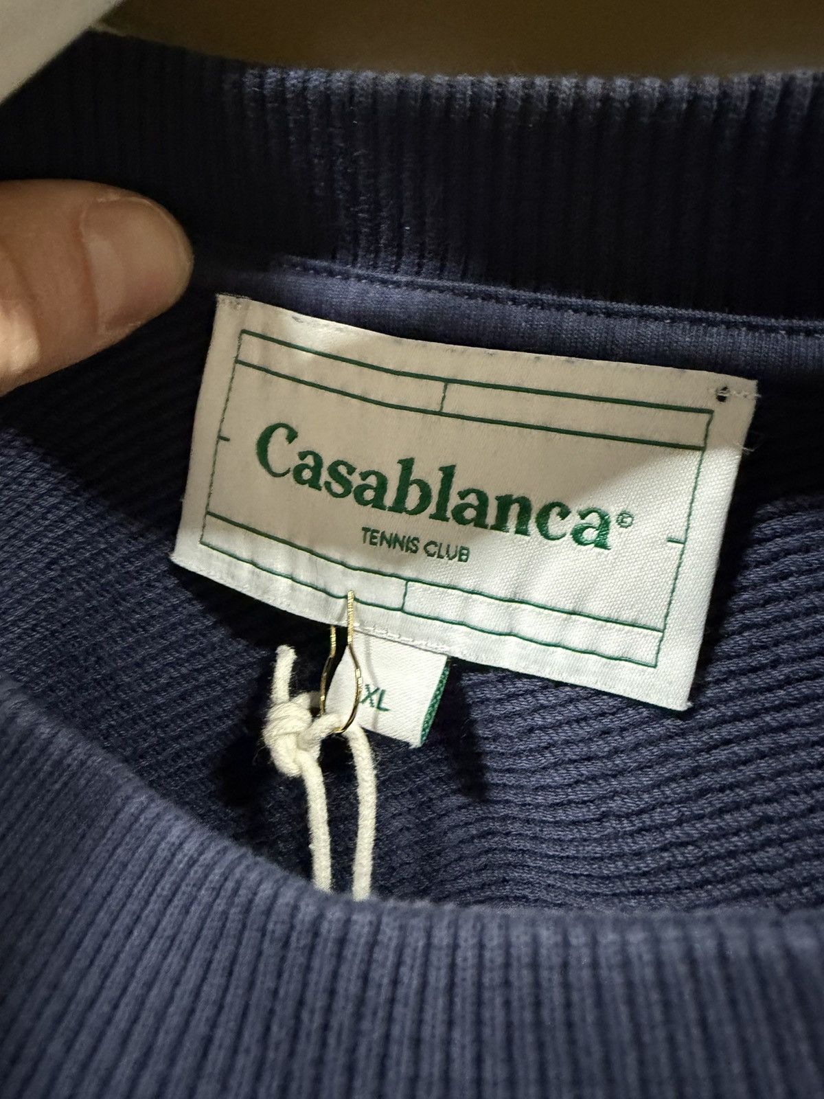 Casablanca Casablanca Crest Logo Embroidery Sweatshirt NEW 650$ Size US XL / EU 56 / 4 - 3 Thumbnail