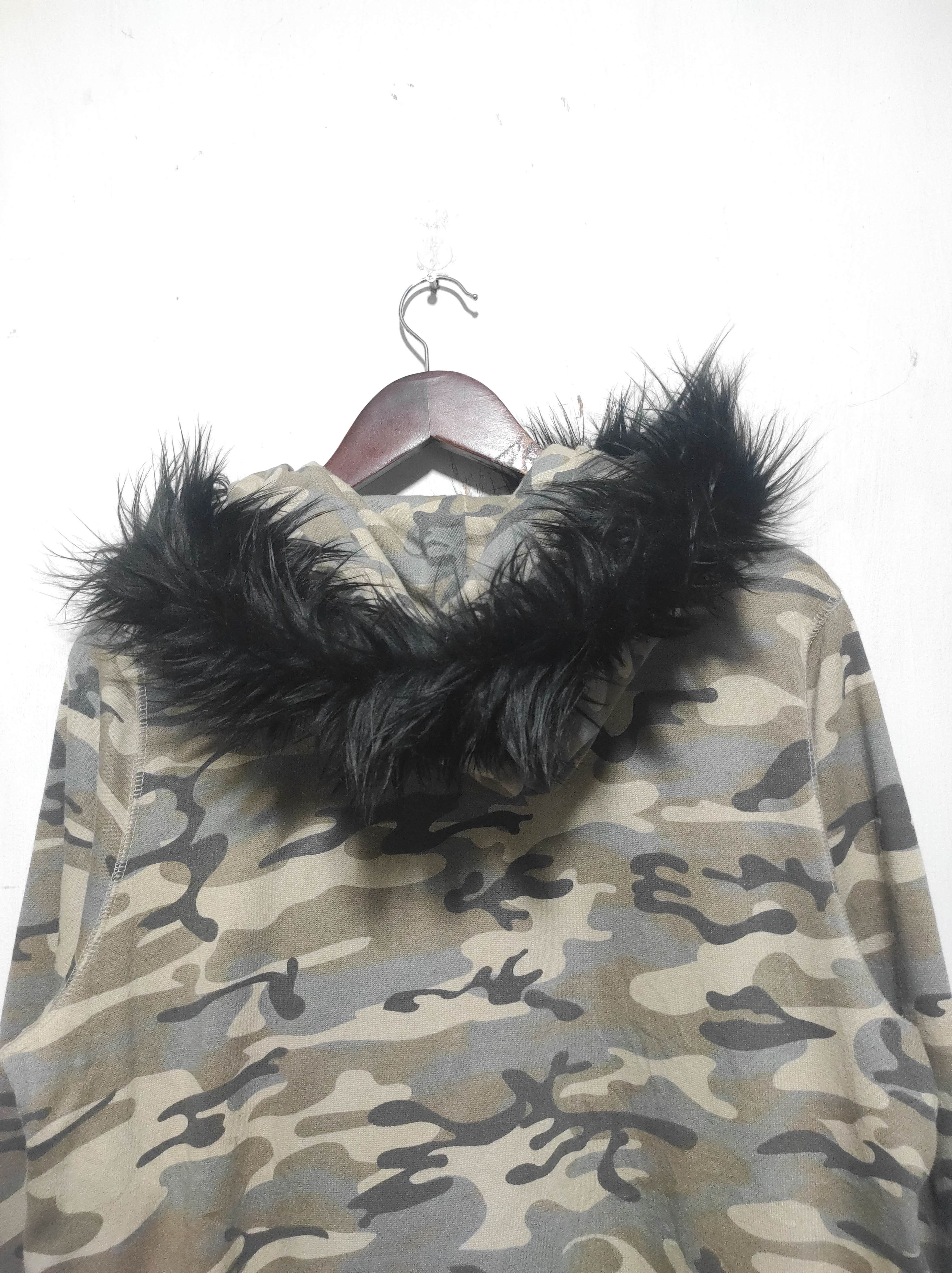 If Six Was Nine N, Camo Asymetrical Fur Zipper Hoodie Size US L / EU 52-54 / 3 - 16 Thumbnail