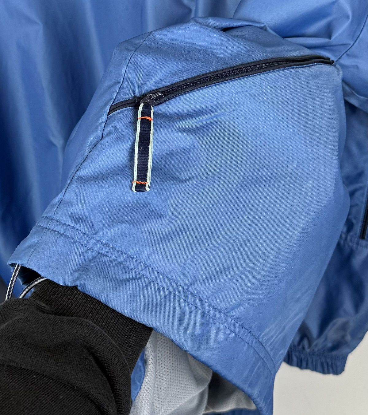 Nike Vintage Nike Anorak 1/2 Zip Jacket Blue Hooded Swoosh Nylon Size US M / EU 48-50 / 2 - 21 Thumbnail