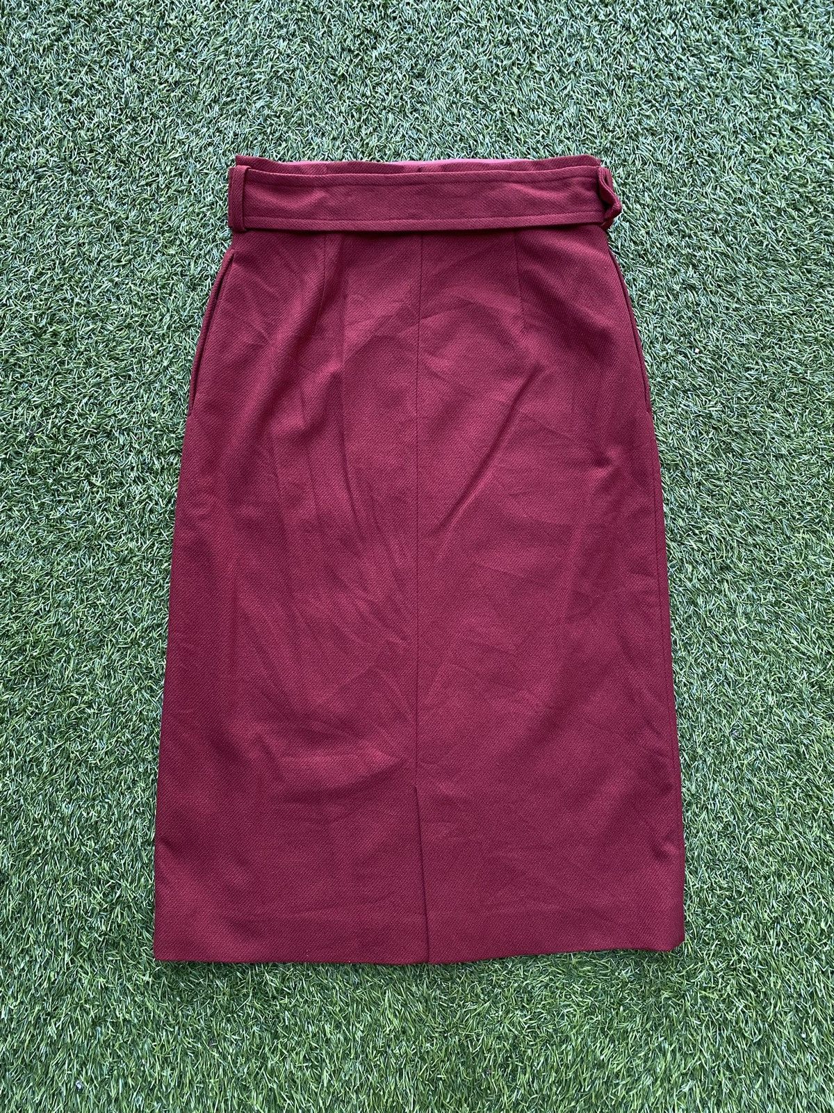 Yohji Yamamoto Vintage Ined International Yohji Yamamoto Midi Belt Skirts Size 27" / US 4 / IT 40 - 3 Thumbnail
