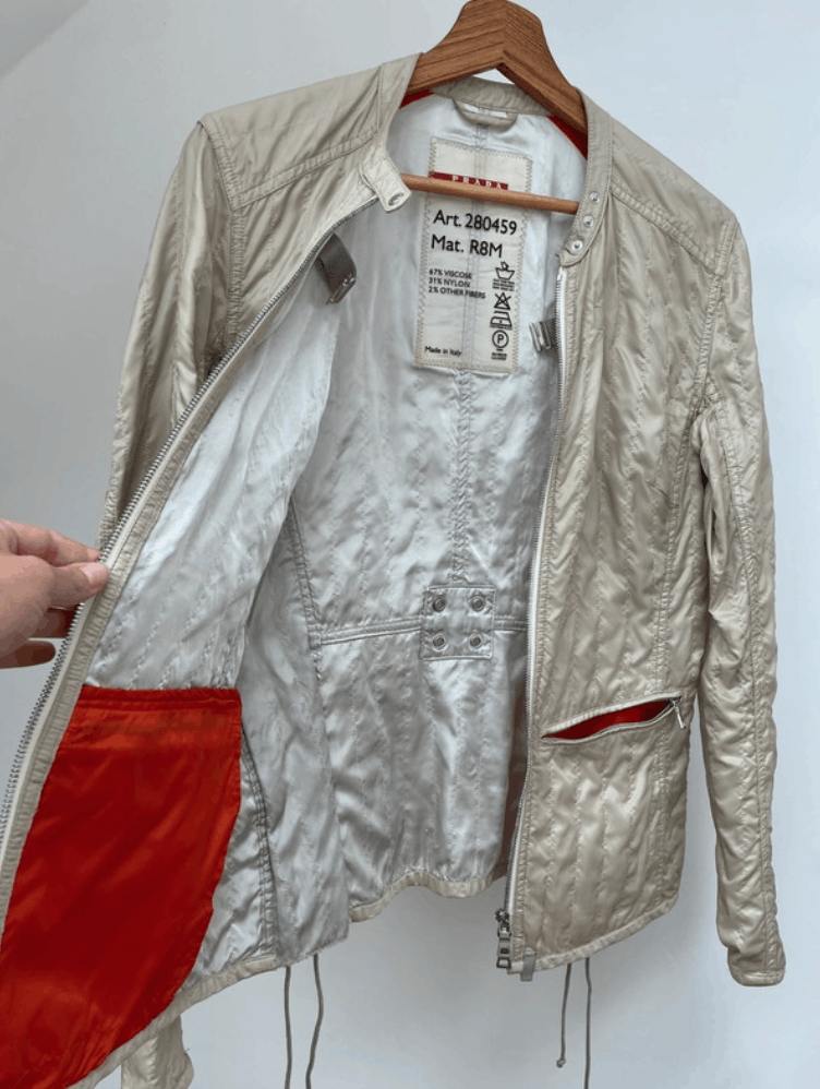 Prada Prada Jacket Red Tab Iconic Light Nylon coat trench Vintage Size M / US 6-8 / IT 42-44 - 7 Thumbnail