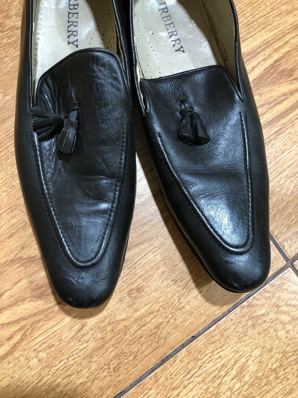 Burberry Burberry Black Leather Driver Moccasin Loafer Mens Shoes Size US 12 / EU 45 - 2 Thumbnail
