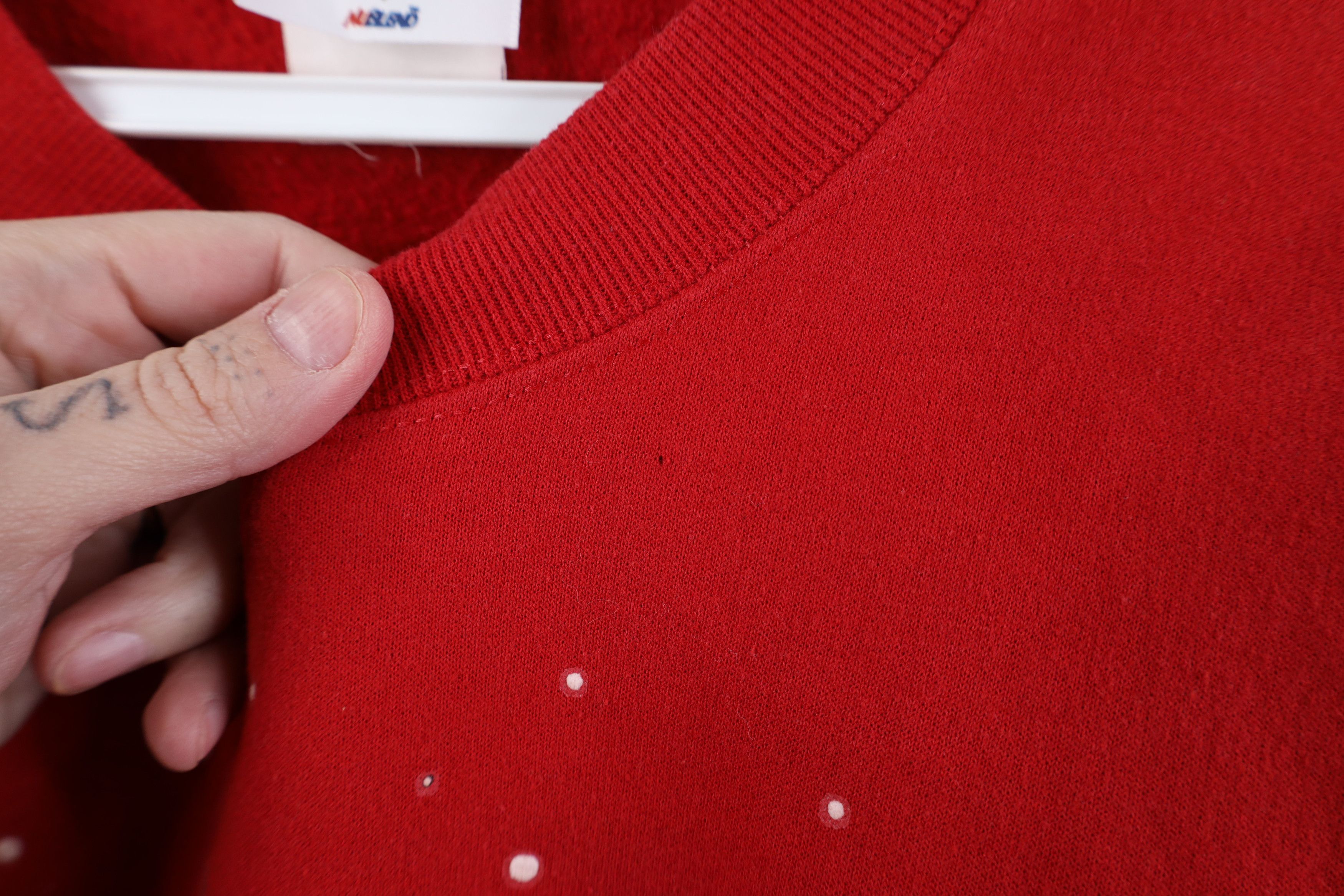 Vintage Vintage 90s Streetwear Babydoll Christmas Snowman Sweatshirt Size XXL / US 16-18 / IT 52-54 - 6 Thumbnail