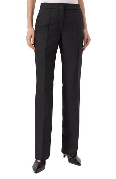 Jil Sander o1loc1c0426 Wool Trousers in Black Size 30" / US 8 / IT 44 - 3 Thumbnail