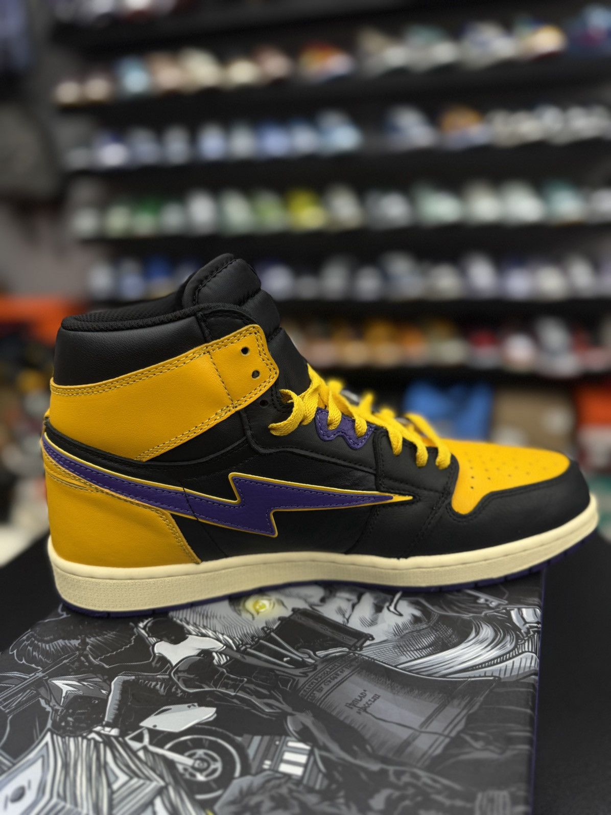 Designer OMI In Hellcat Sneakers Kobe Lakers Colors Size 13US Size US 13 / EU 46 - 13 Thumbnail