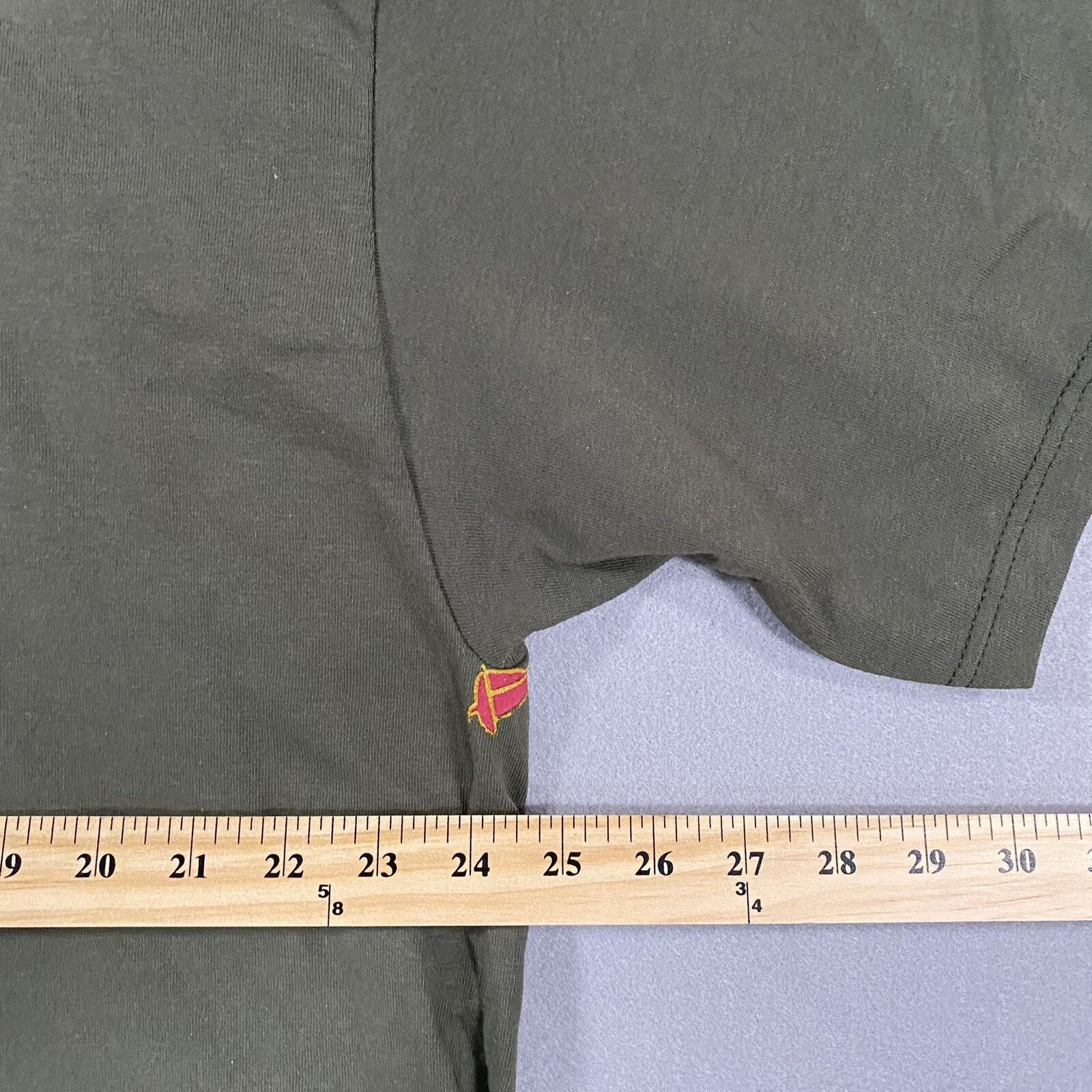 Tultex Vintage Ft Lauderdale Florida Green Shirt USA Made Mens 2XL Size US XXL / EU 58 / 5 - 7 Thumbnail