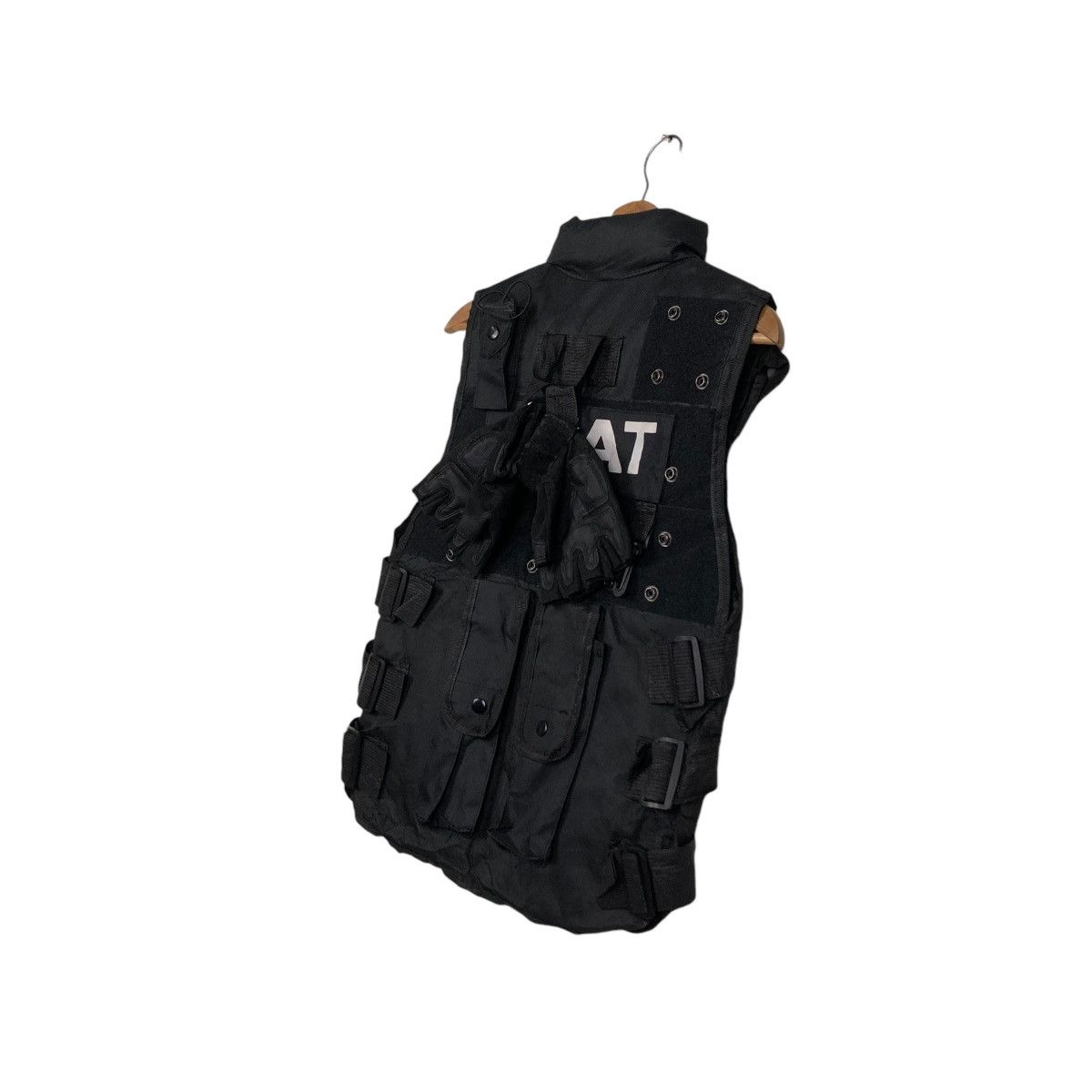 Japanese Brand VINTAGE UTILITY MULTI POCKET PARACHUTE DESIGN SWAT BIG LOGO Size US M / EU 48-50 / 2 - 12 Thumbnail