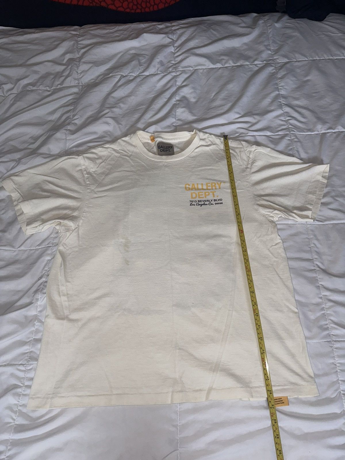 image of Gallery Dept. Drive Thru T Shirt in White, Men's (Size Large)