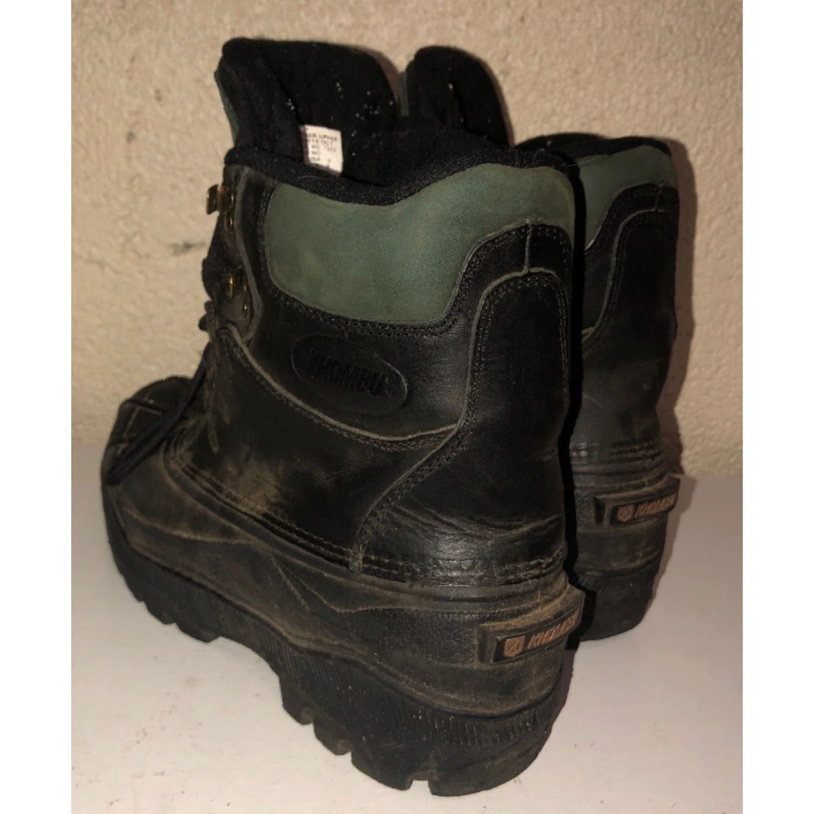 Vintage Khombu Boots Mens Outdoor Sturdy Black Size 9 Size US 9 / EU 42 - 2 Thumbnail