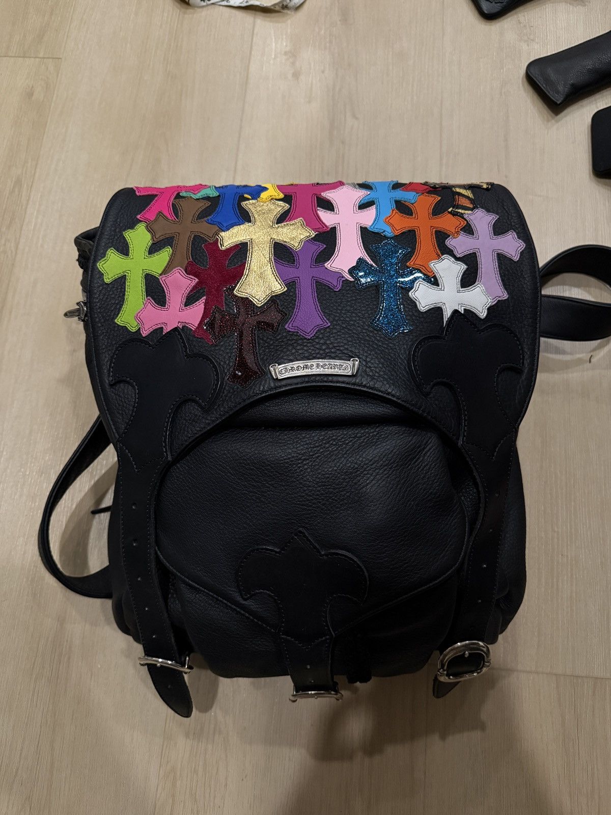 Chrome Hearts Chrome Hearts Multicolor Patch Leather Gunslinger Backpack Size ONE SIZE - 1 Thumbnail