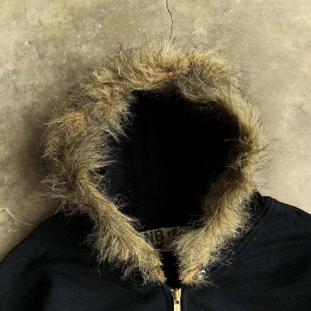 Japanese Brand 2000s Natural Born Stars Logo Fur Ziphoodie Black Lgb Size US XL / EU 56 / 4 - 7 Thumbnail